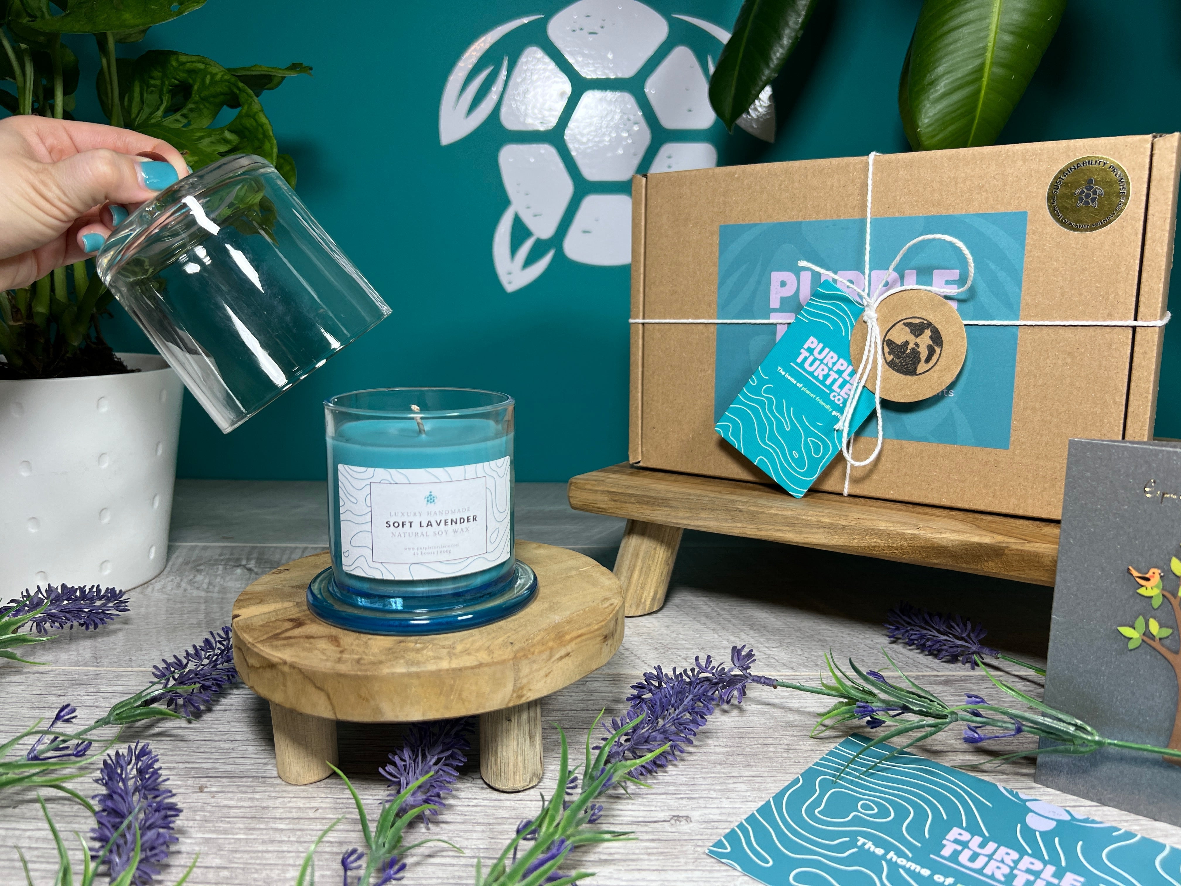 Soy Wax Lavender Candle Gift Set - REGN