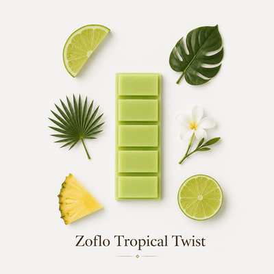 Zoflo Tropical Twist wax melt snap bar