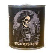 Spiced Rum Flavour Ground Coffee – Skulduggery 100ml Tin - REGN