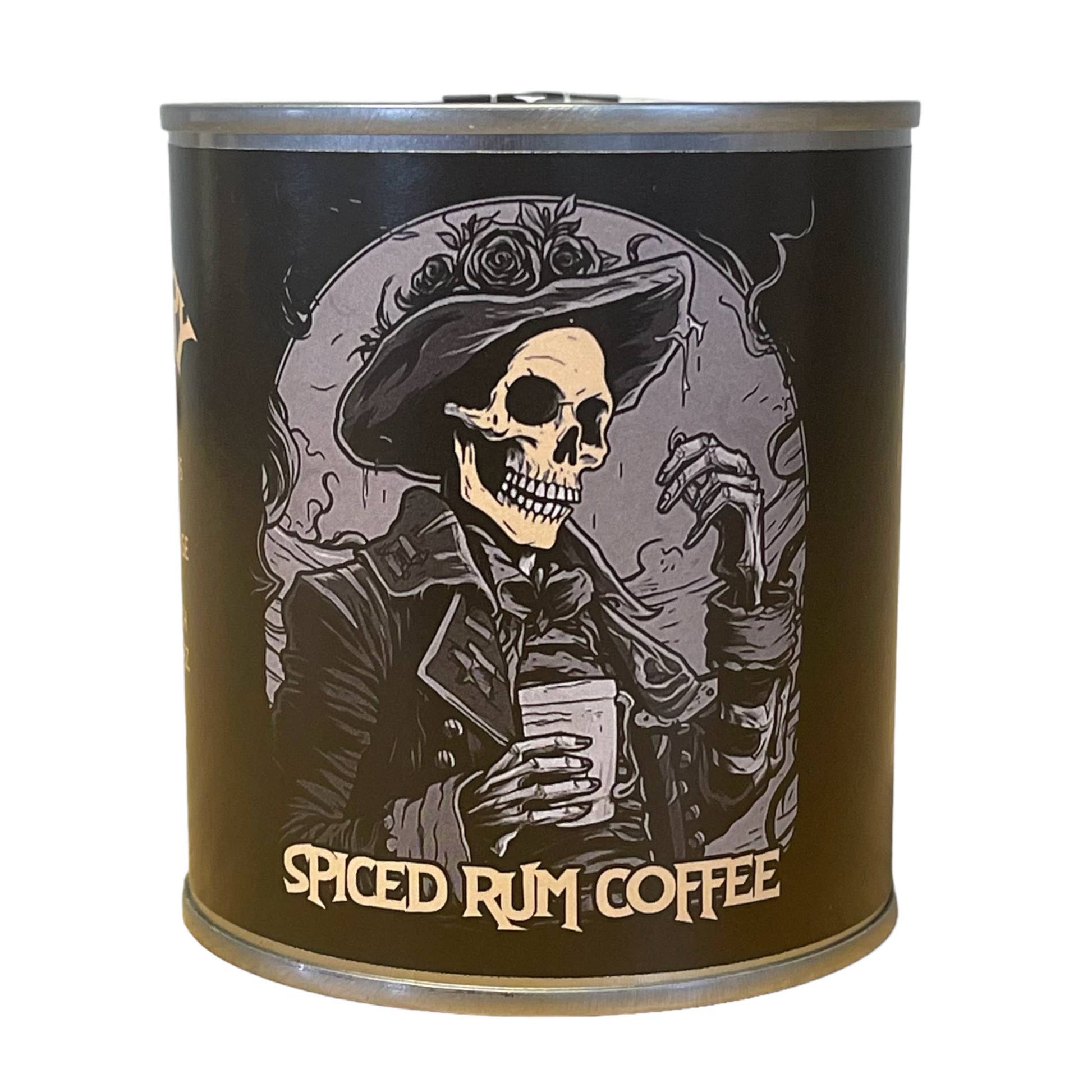 Spiced Rum Flavour Ground Coffee – Skulduggery 100ml Tin - REGN