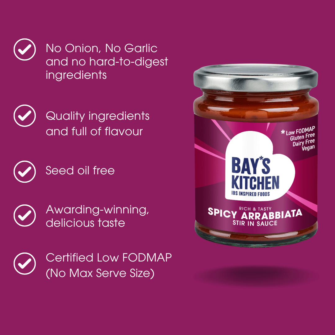 Spicy Arrabbiata Stir - in Sauce 260g – Low FODMAP, Gluten Free & Vegan - REGN