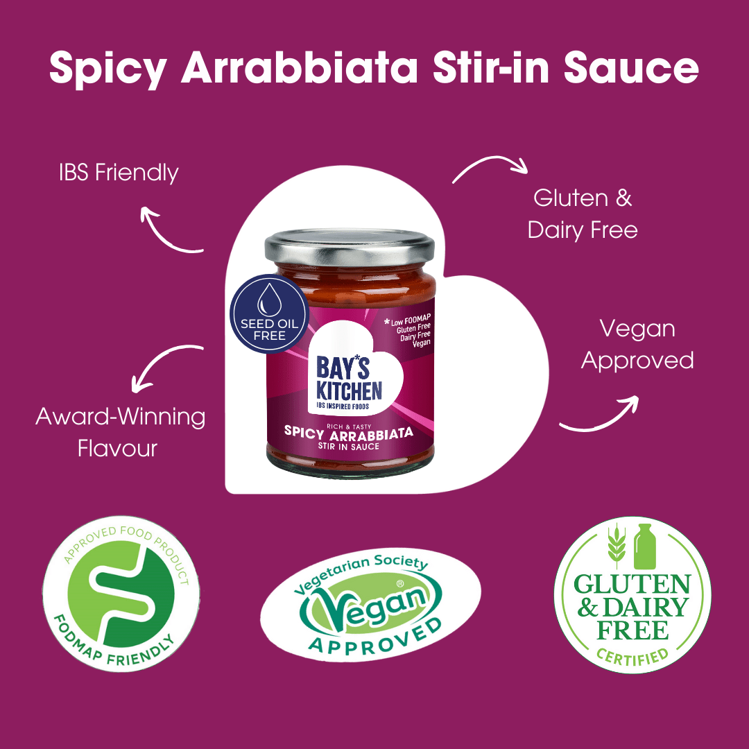 Spicy Arrabbiata Stir - in Sauce 260g – Low FODMAP, Gluten Free & Vegan - REGN