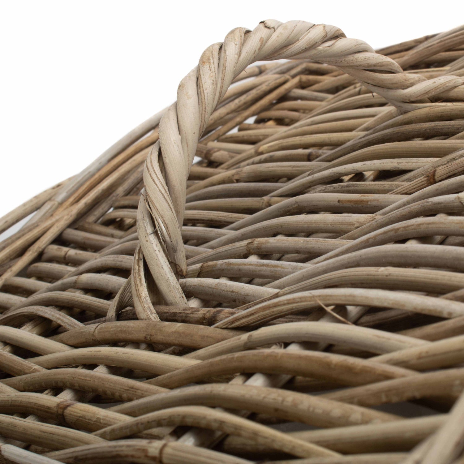 Square Rattan Laundry Hamper Basket Set 2 - REGN