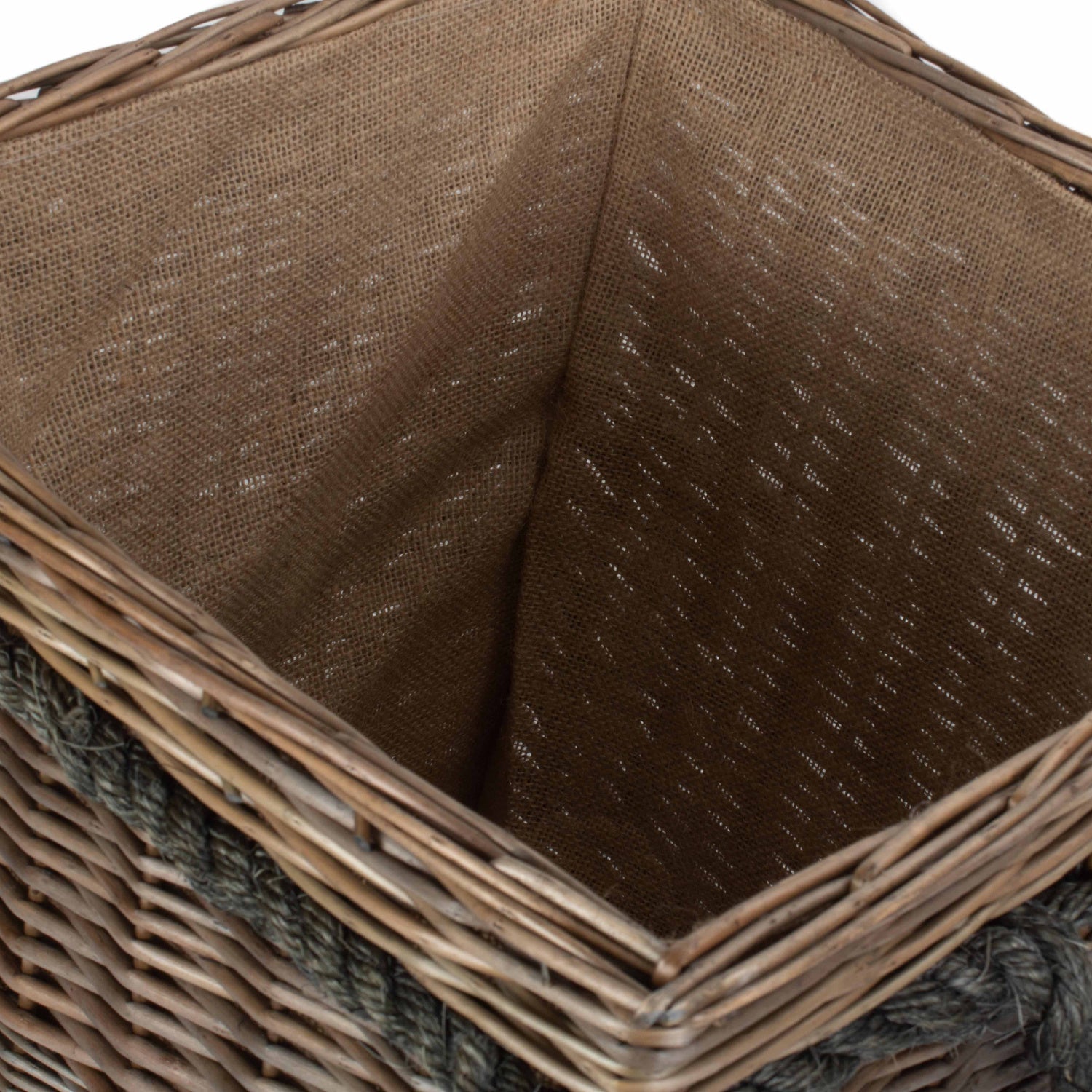 Square Rope Handled Storage Basket - REGN