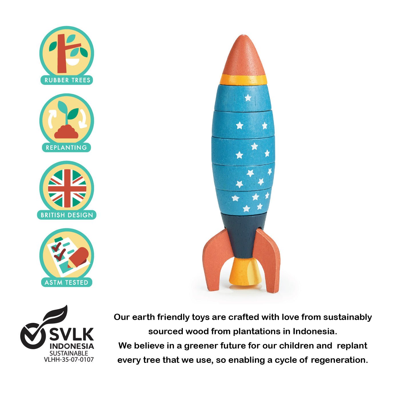 Stacking and Counting Rocket - REGN