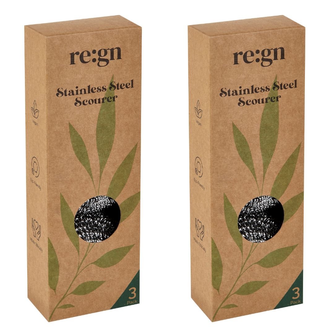 Stainless Steel Scourers - 3 Pack - REGN