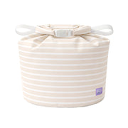 Stay-At-Home Waterproof Wet Nappy Bag in Neutral Stripe - REGN