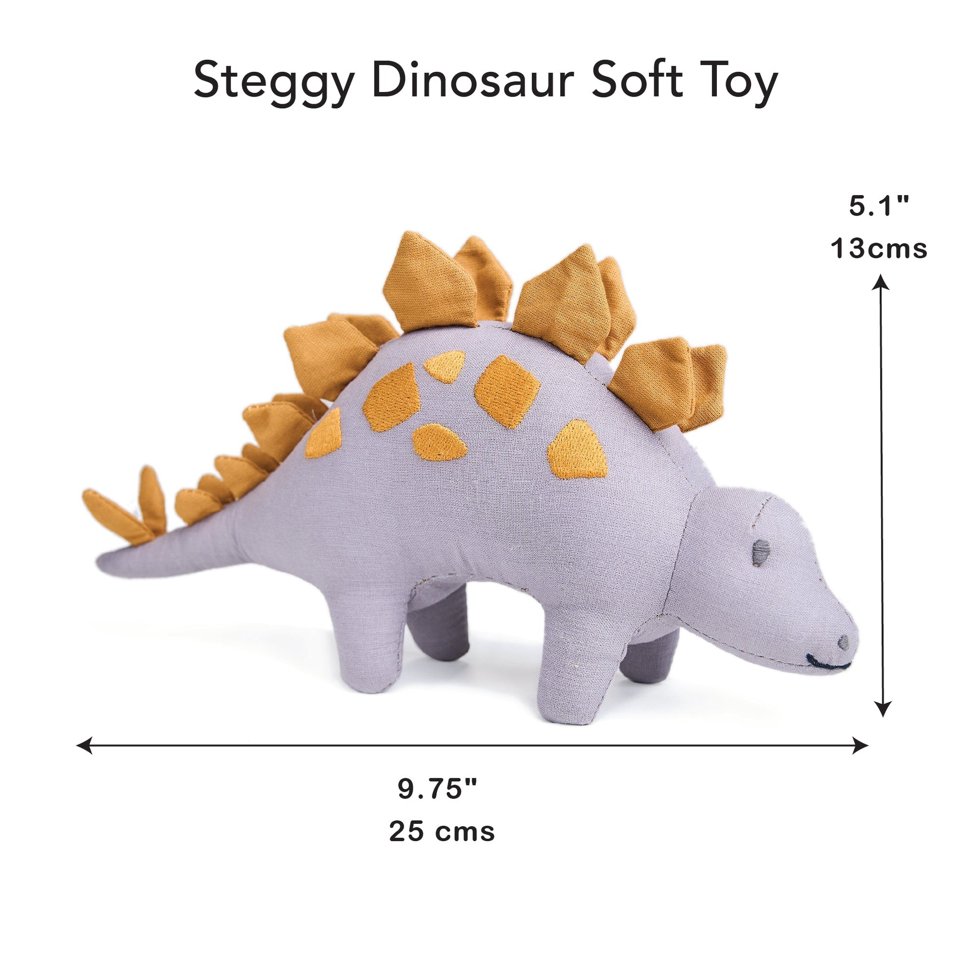 Steggy Linen Dinosaur Toy - REGN