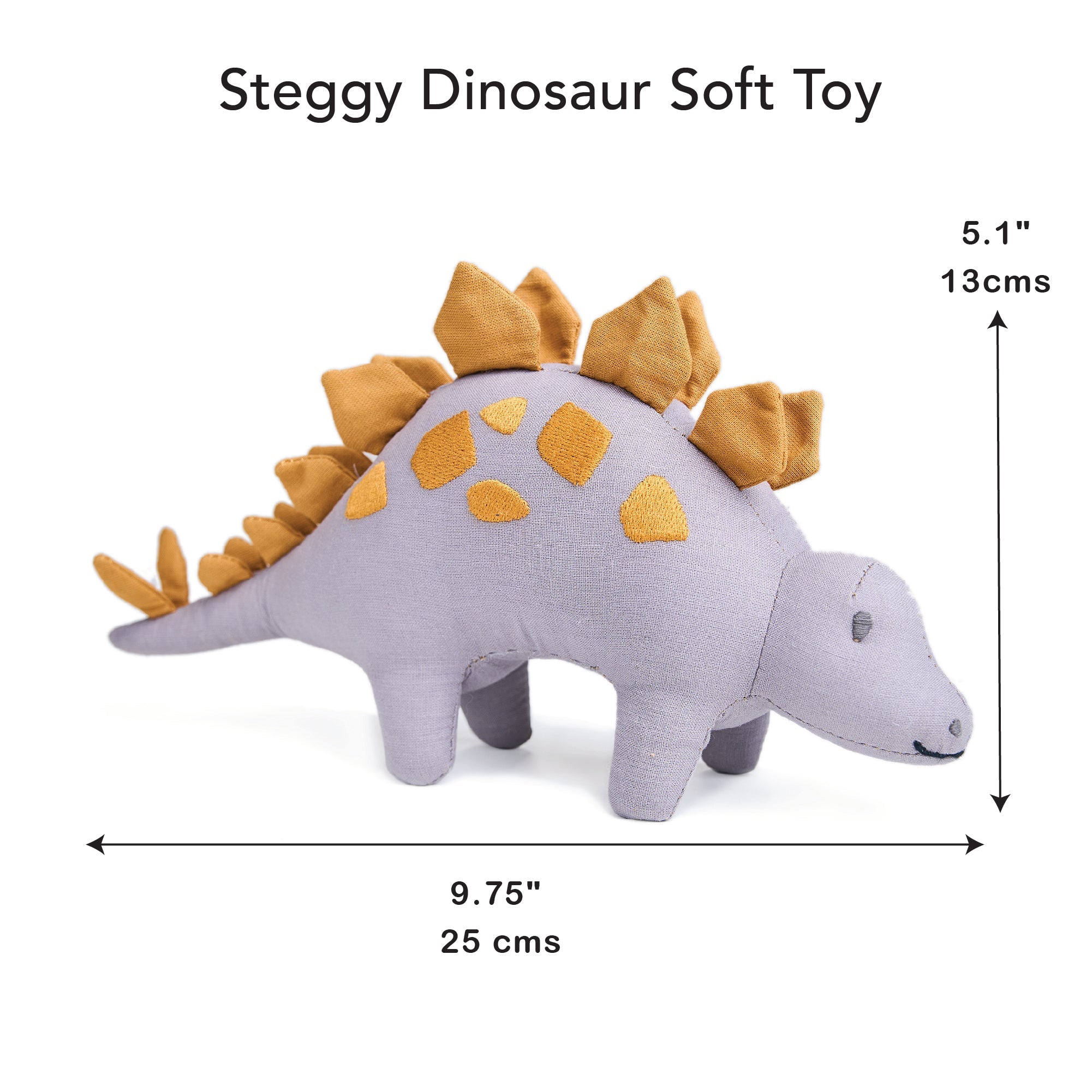 Steggy Linen Dinosaur Toy - REGN