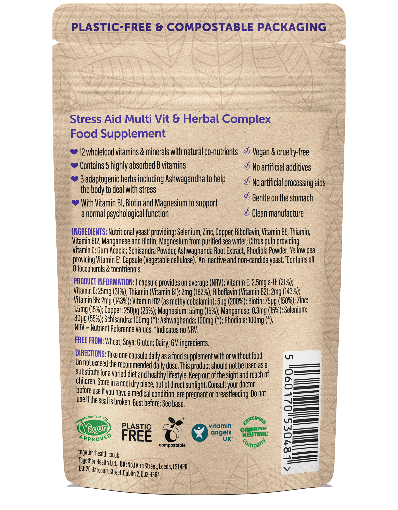 Stress Aid – Stress Supplement – 30 Capsules - REGN