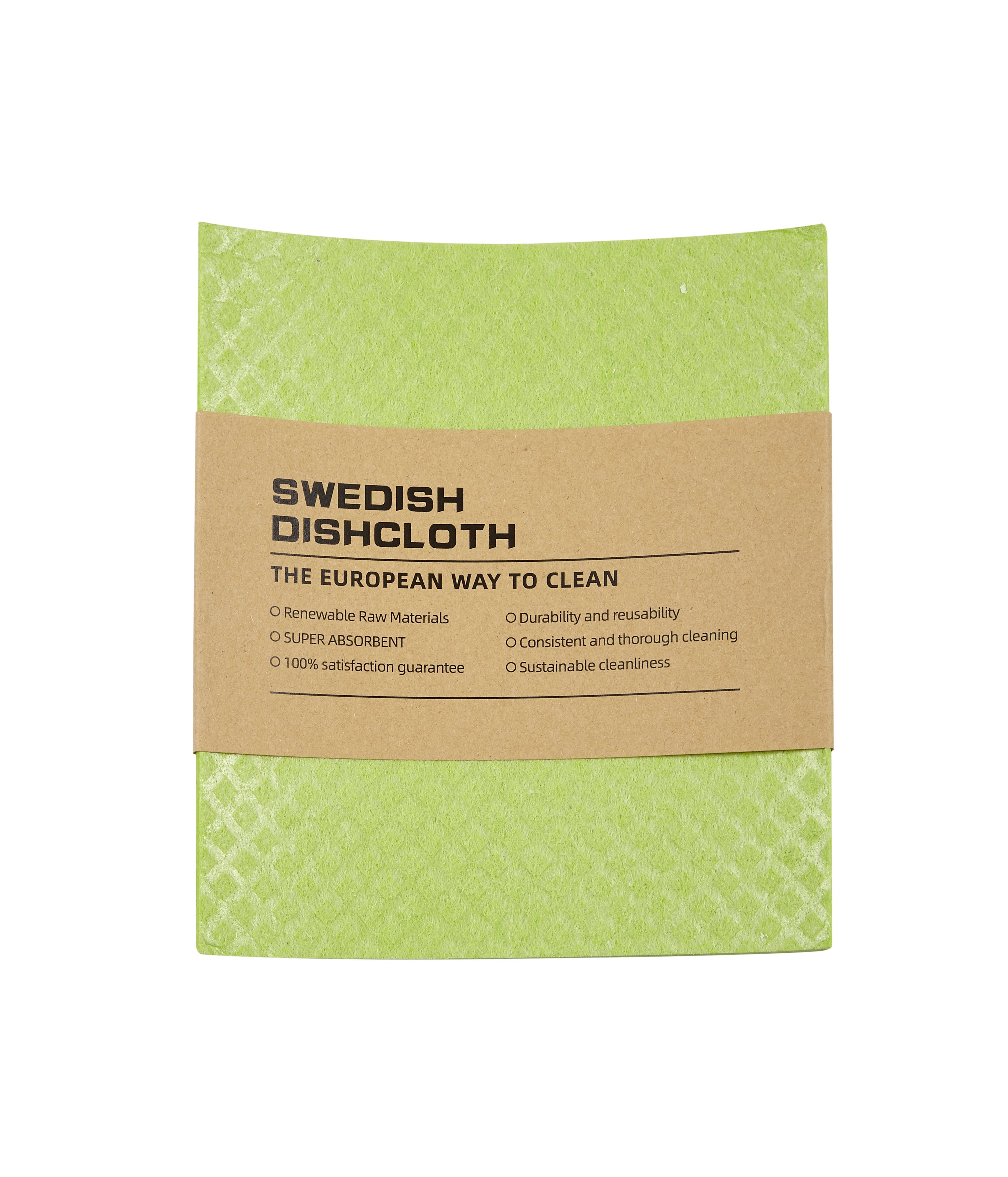 Swedish Eco Durable Dish Cloths, Vegan Biodegradable Kitchen Cloths 4 Pack - REGN