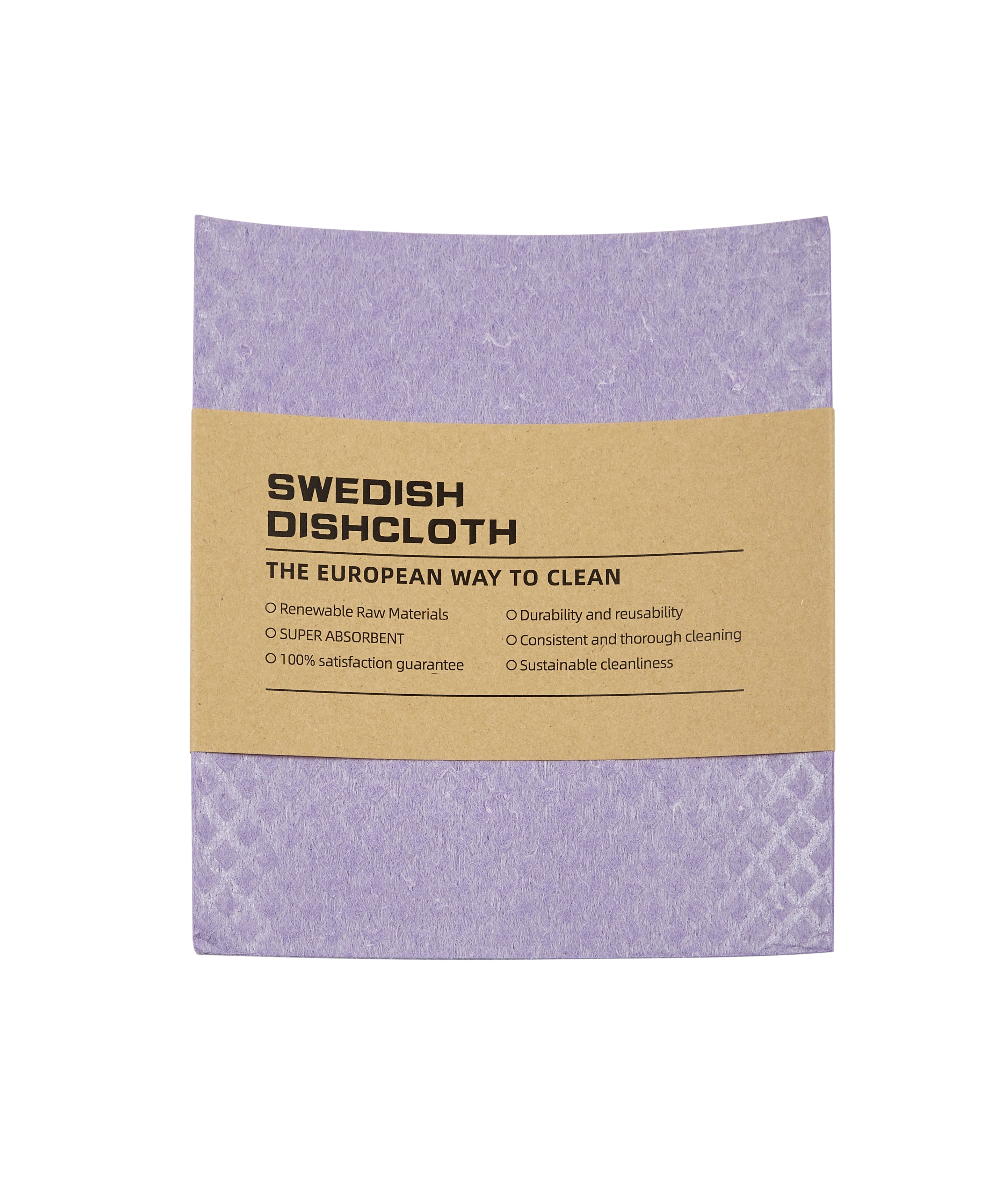 Swedish Eco Durable Dish Cloths, Vegan Biodegradable Kitchen Cloths 4 Pack - REGN