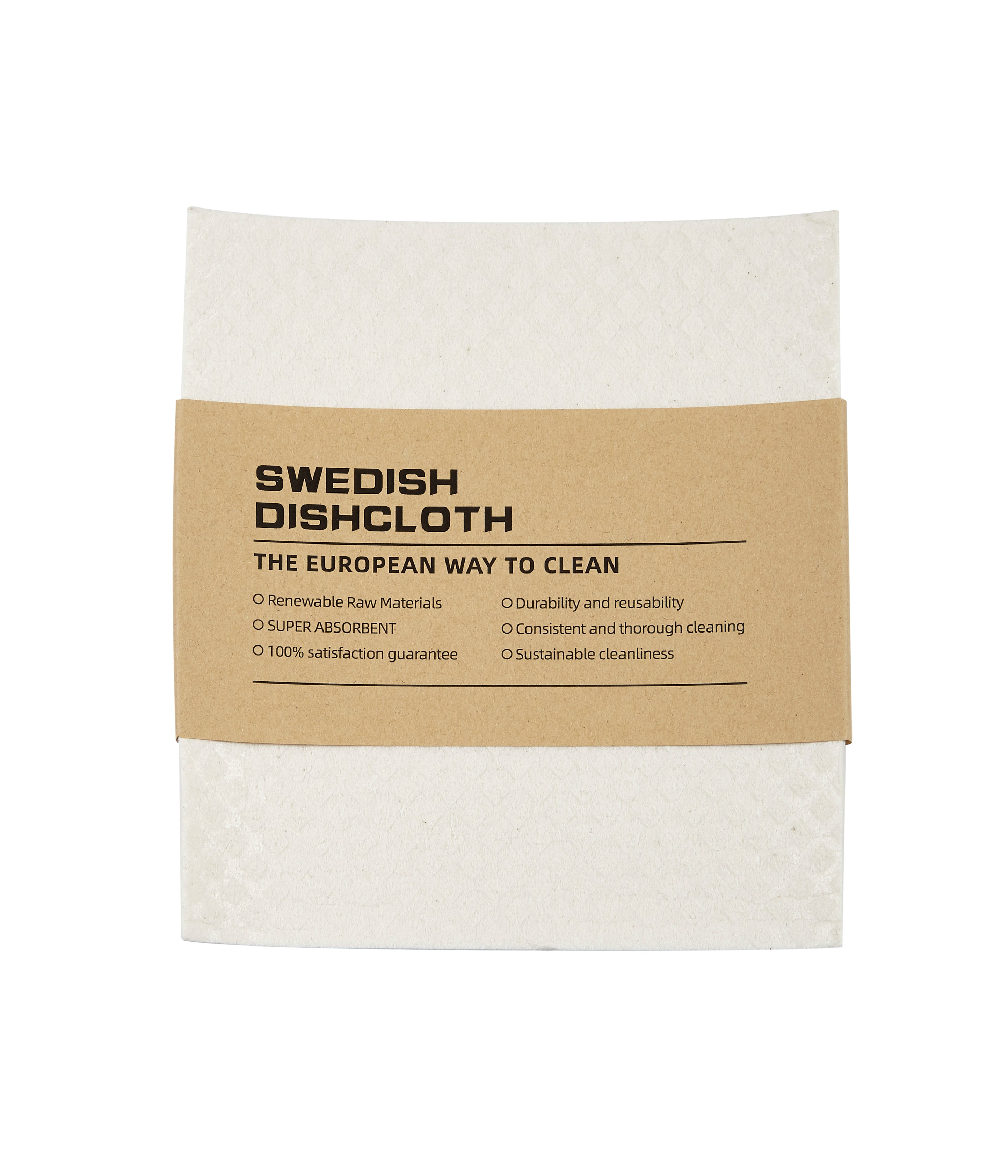 Swedish Eco Durable Dish Cloths, Vegan Biodegradable Kitchen Cloths 4 Pack - REGN