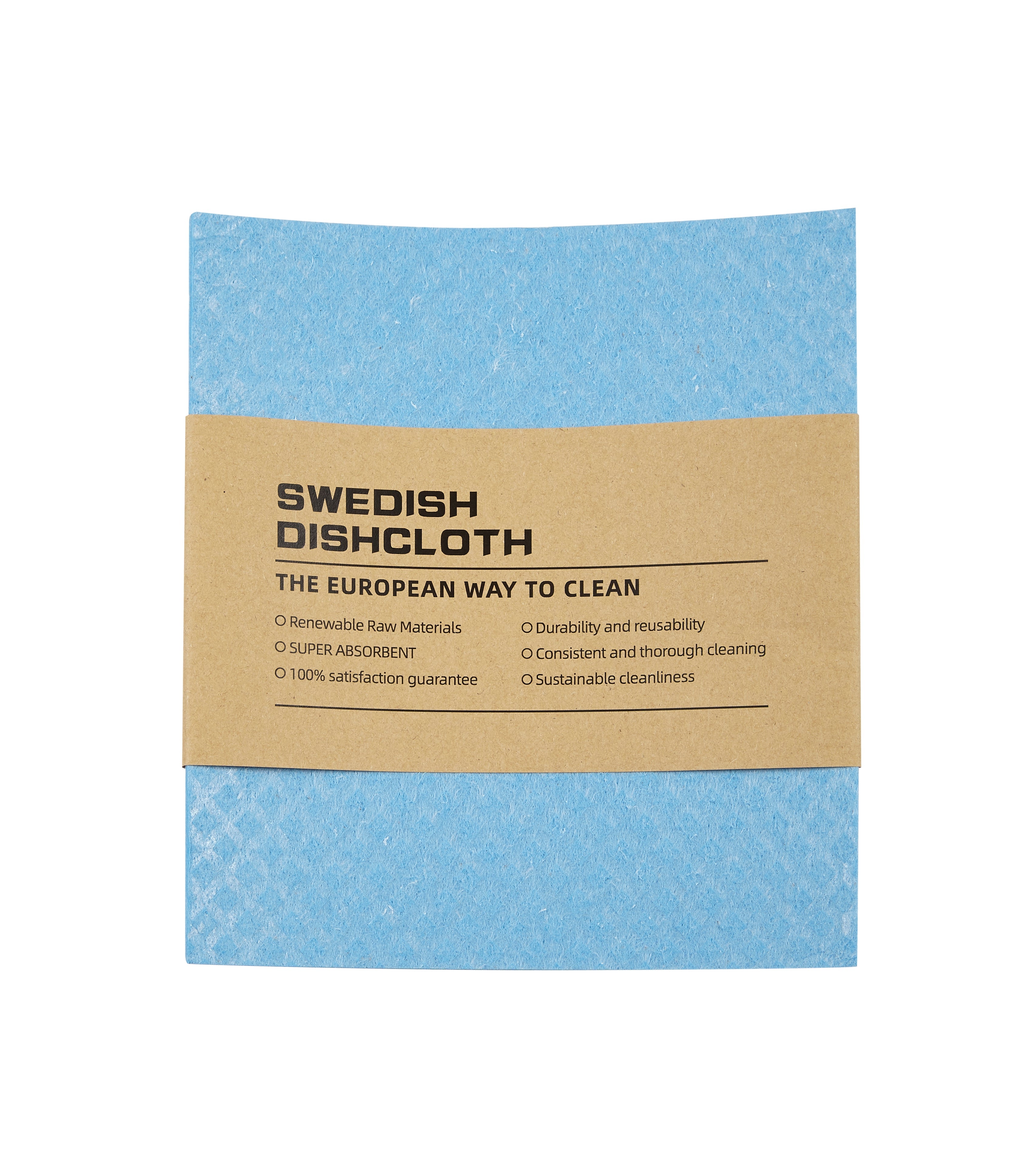 Swedish Eco Durable Dish Cloths, Vegan Biodegradable Kitchen Cloths 4 Pack - REGN