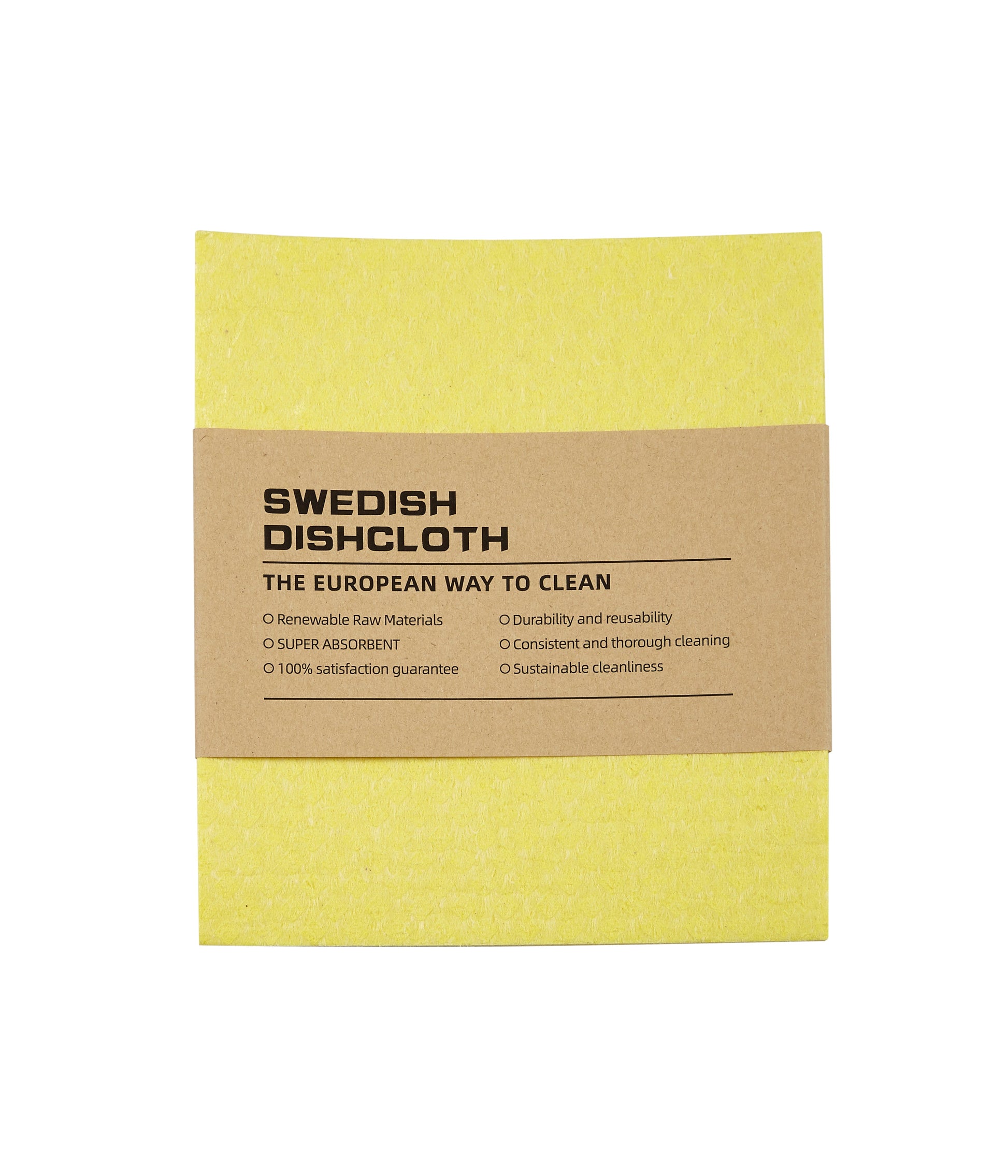 Swedish Eco Durable Dish Cloths, Vegan Biodegradable Kitchen Cloths 4 Pack - REGN