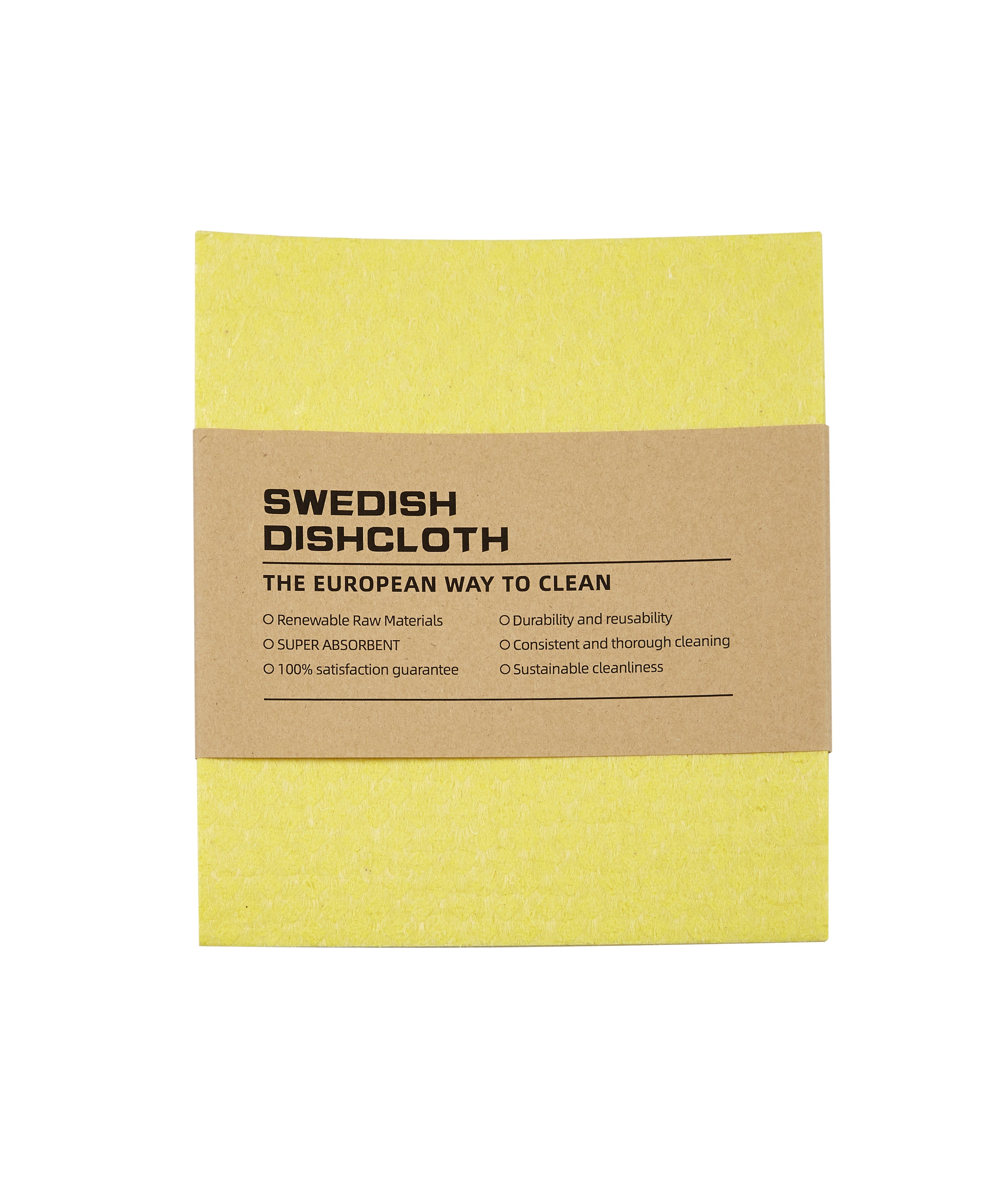 Swedish Eco Durable Dish Cloths, Vegan Biodegradable Kitchen Cloths 4 Pack - REGN