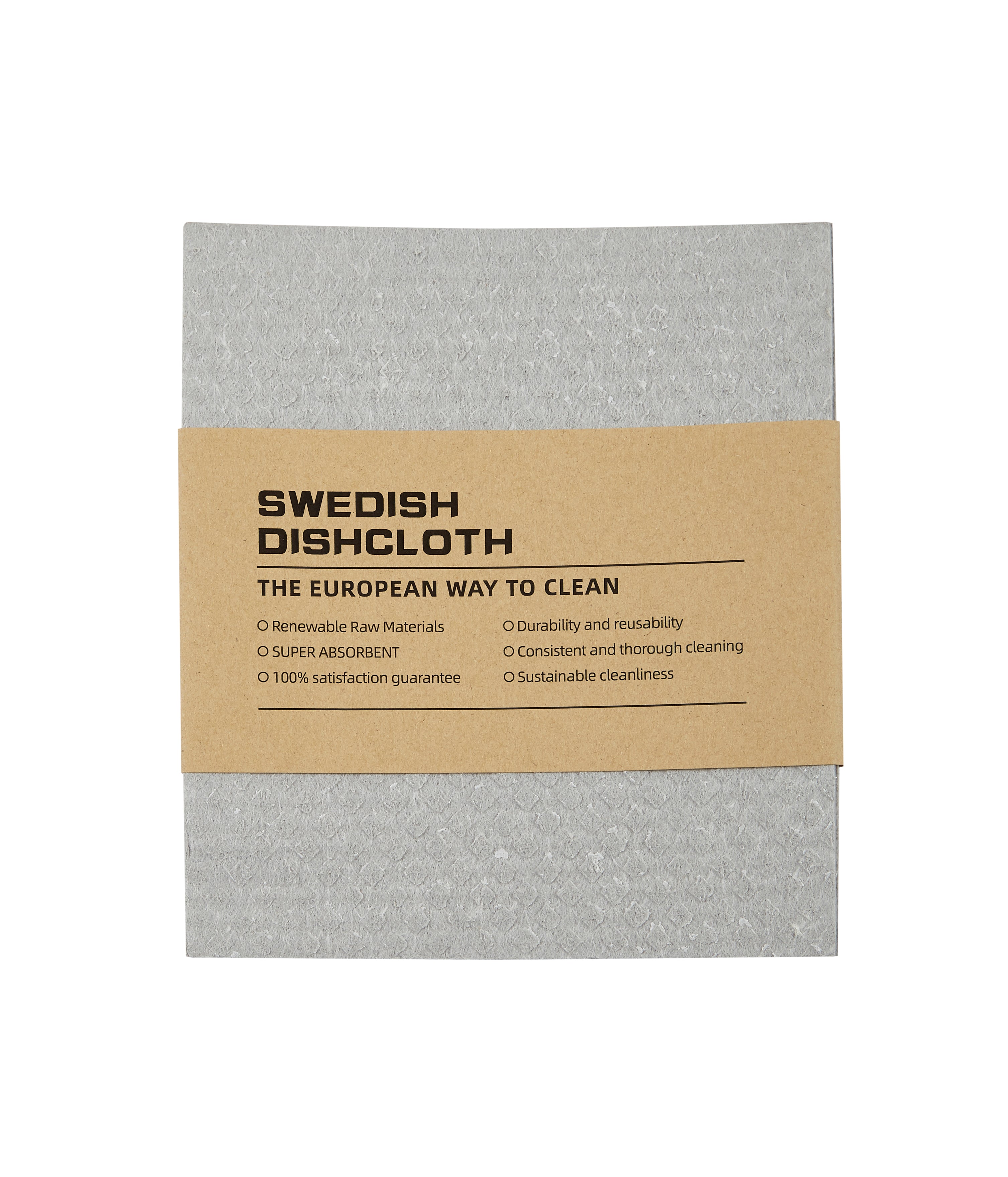 Swedish Eco Durable Dish Cloths, Vegan Biodegradable Kitchen Cloths 4 Pack - REGN