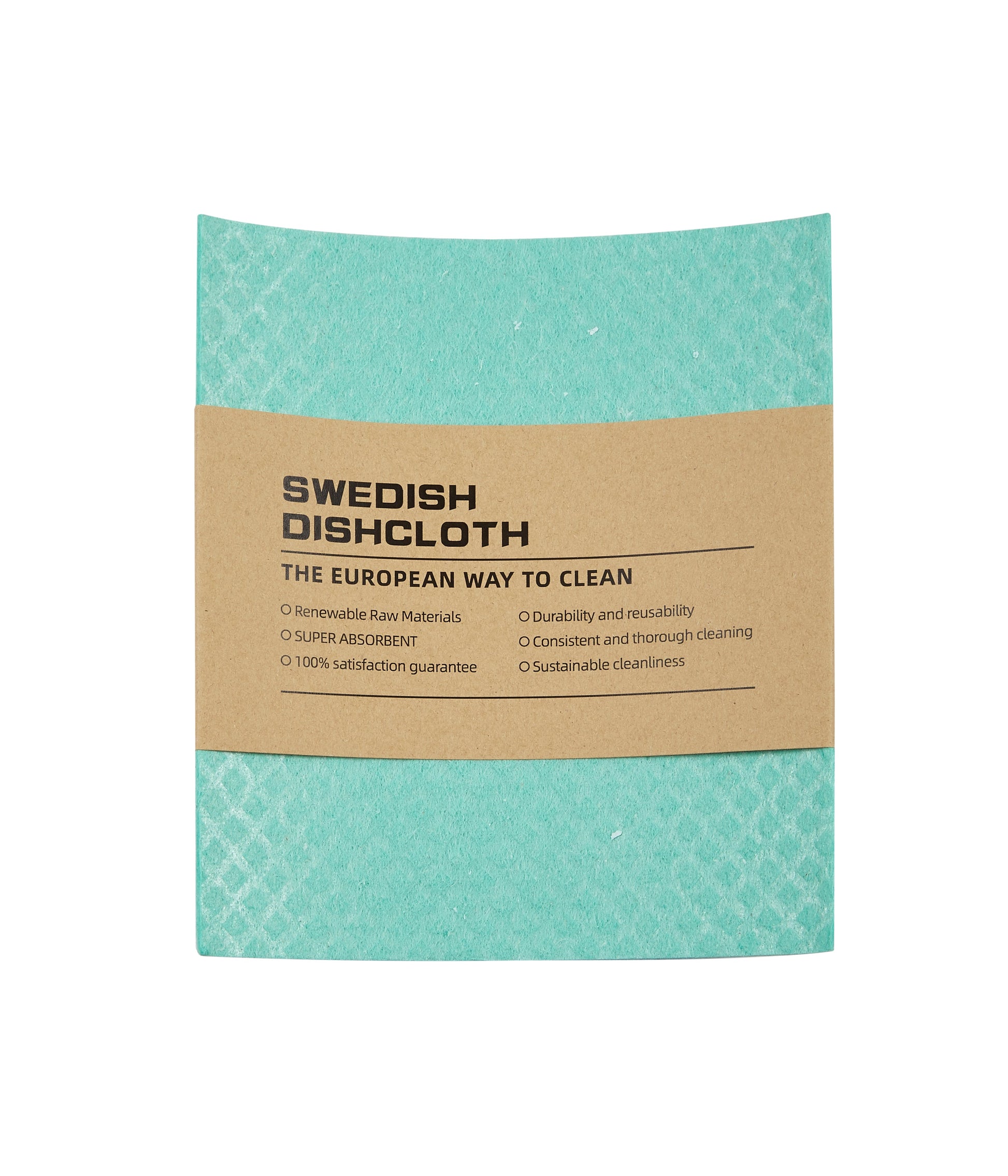 Swedish Eco Durable Dish Cloths, Vegan Biodegradable Kitchen Cloths 4 Pack - REGN