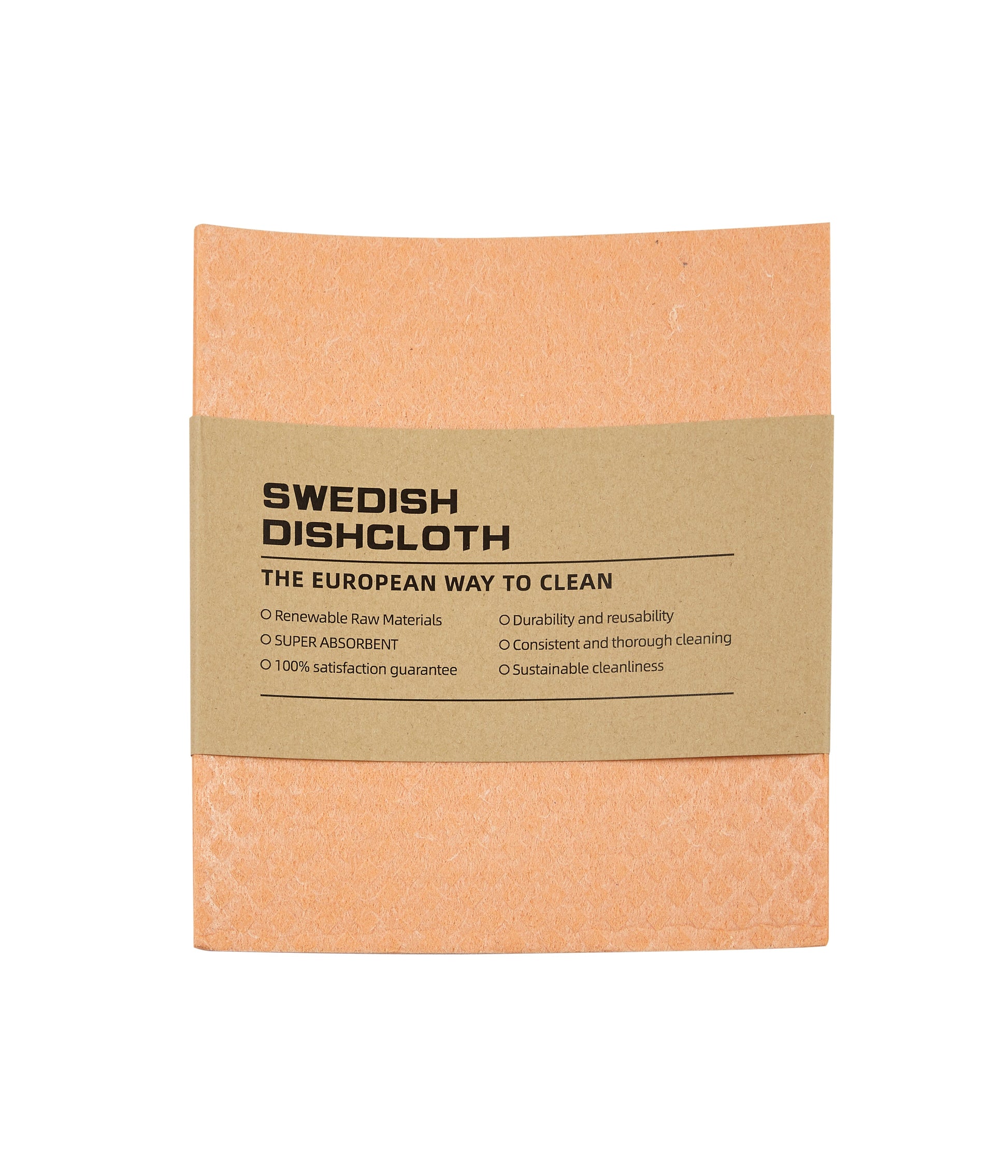 Swedish Eco Durable Dish Cloths, Vegan Biodegradable Kitchen Cloths 4 Pack - REGN