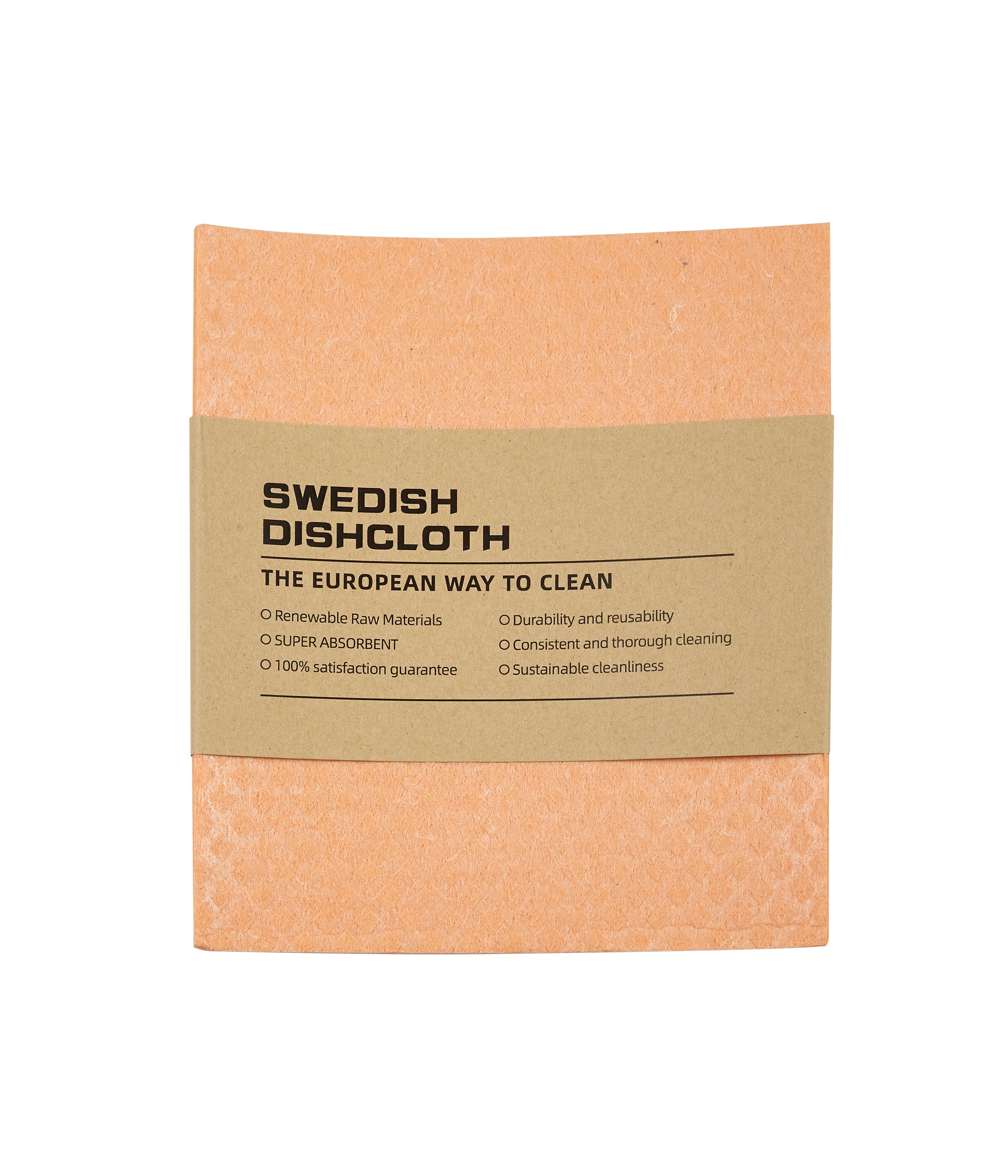 Swedish Eco Durable Dish Cloths, Vegan Biodegradable Kitchen Cloths 4 Pack - REGN