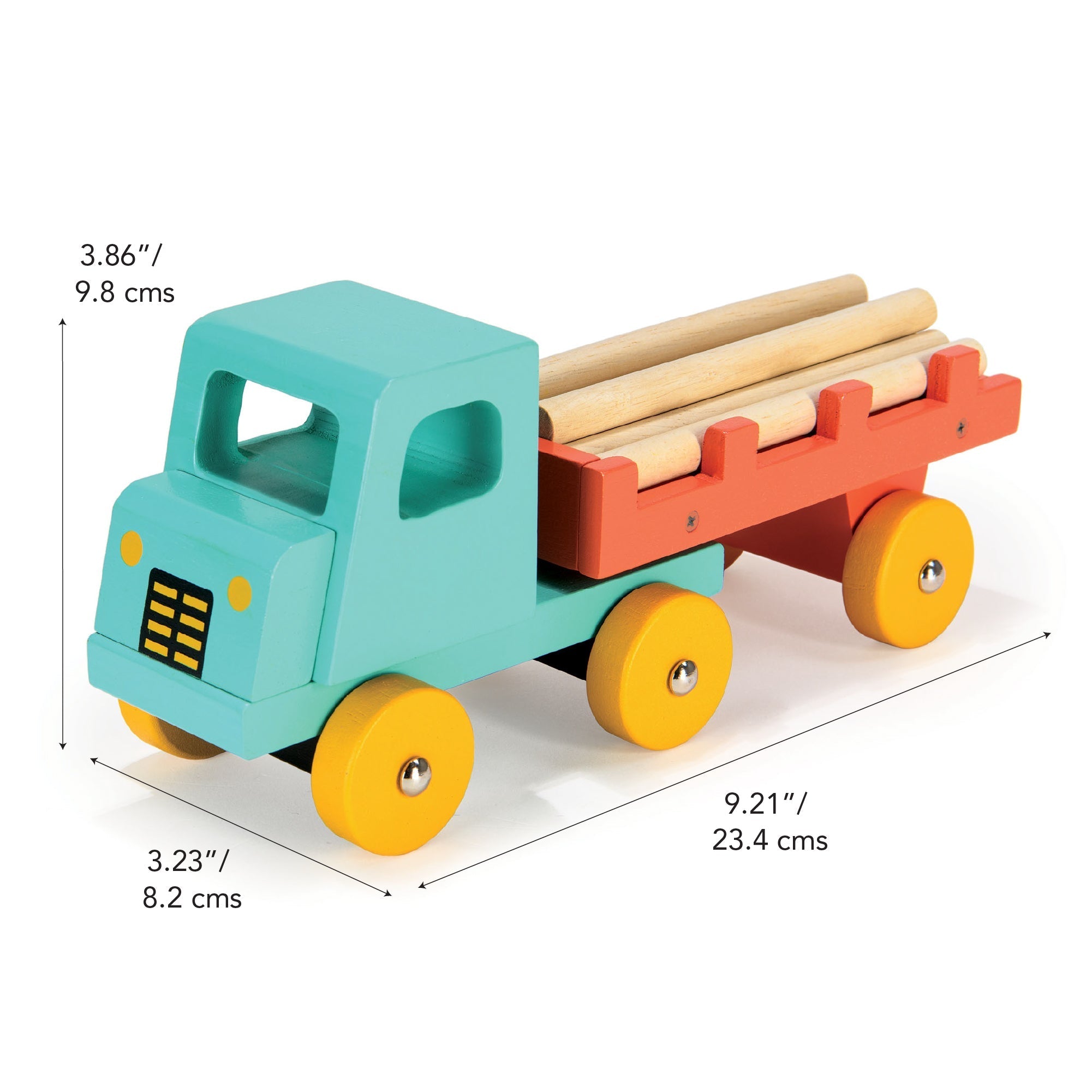 Teal Timber Truck - REGN
