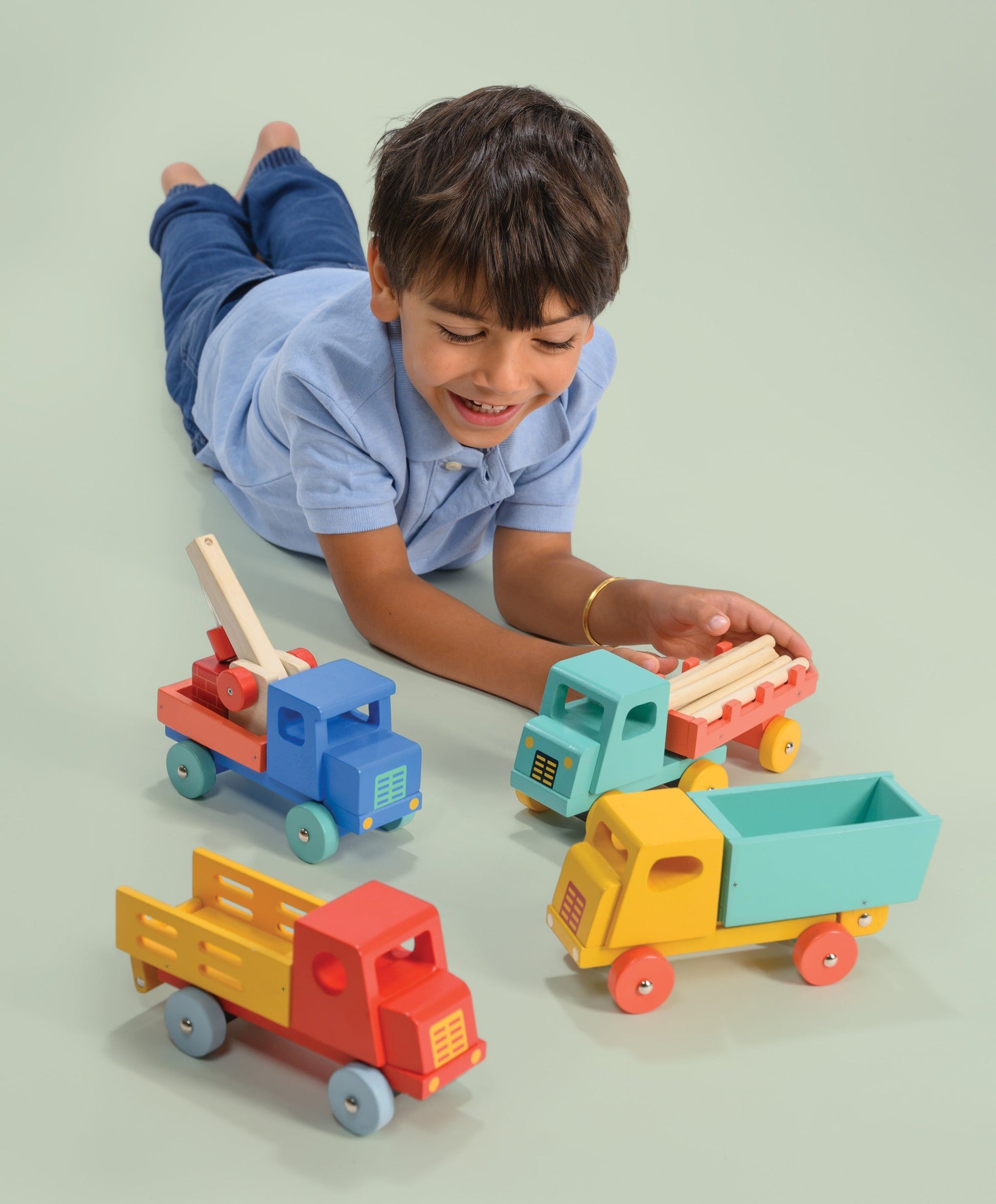 Teal Timber Truck - REGN