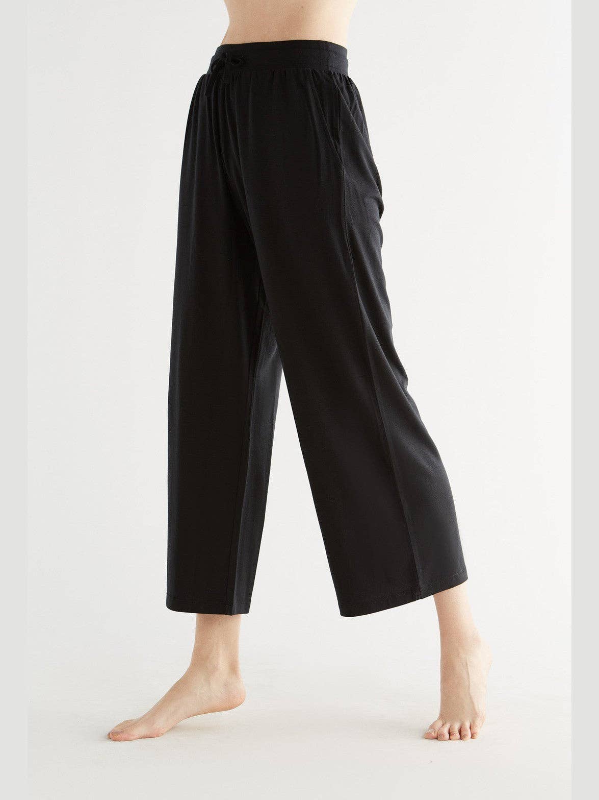 Tencel Wide Leg Trousers: Womens - REGN