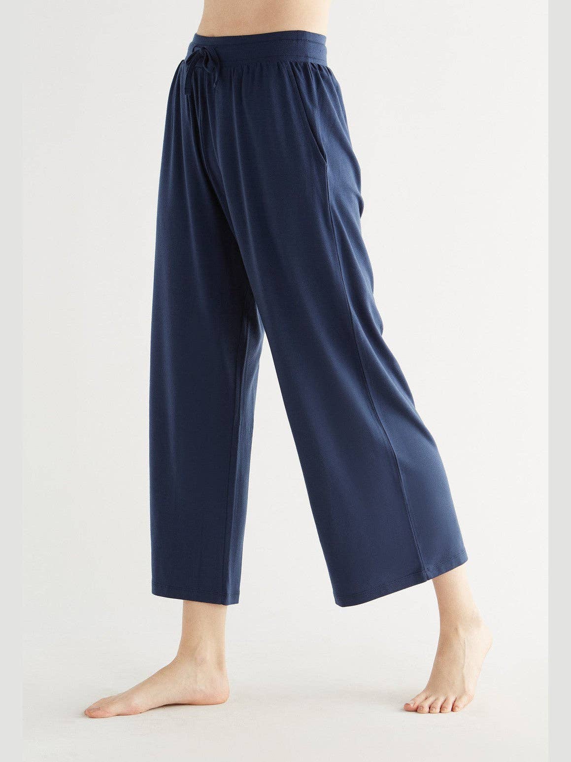 Tencel Wide Leg Trousers: Womens - REGN