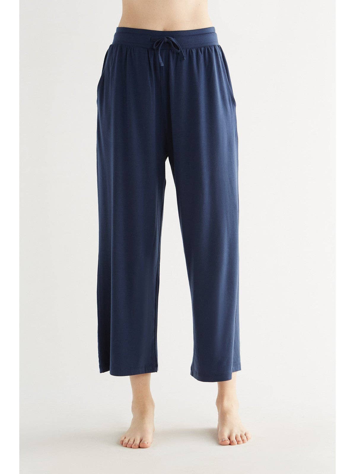 Tencel Wide Leg Trousers: Womens - REGN