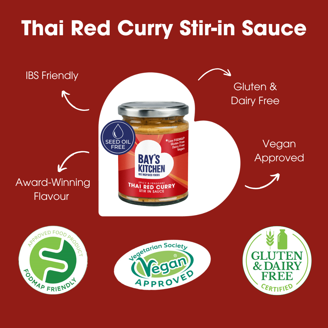 Thai Red Curry Stir - in Sauce 260g – Low FODMAP, Gluten Free & Vegan - REGN