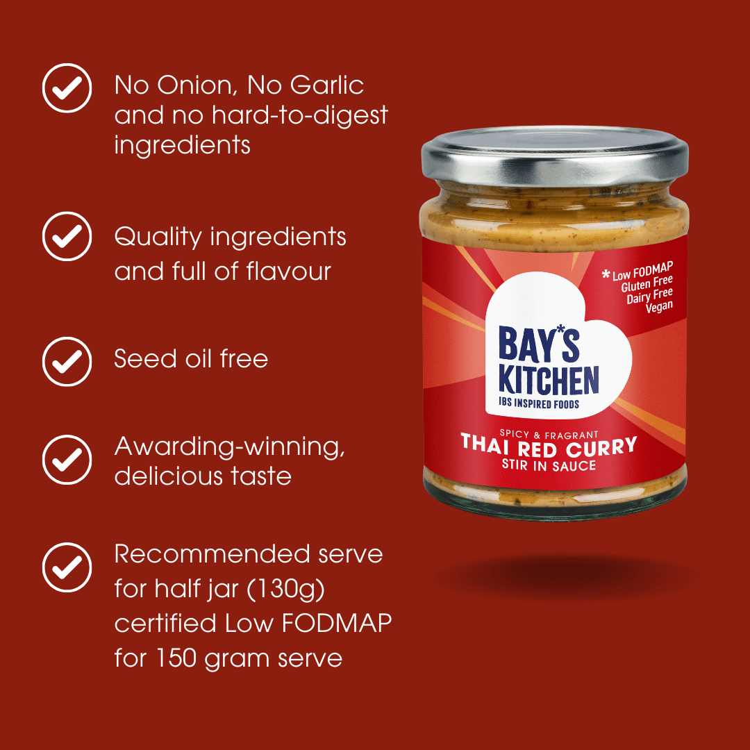 Thai Red Curry Stir - in Sauce 260g – Low FODMAP, Gluten Free & Vegan - REGN