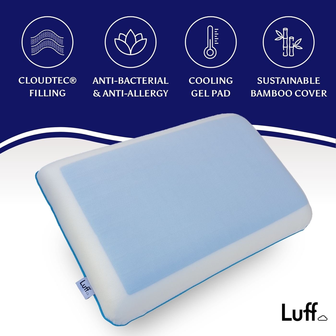 The Mayfair Cooling Gel Pillow - REGN