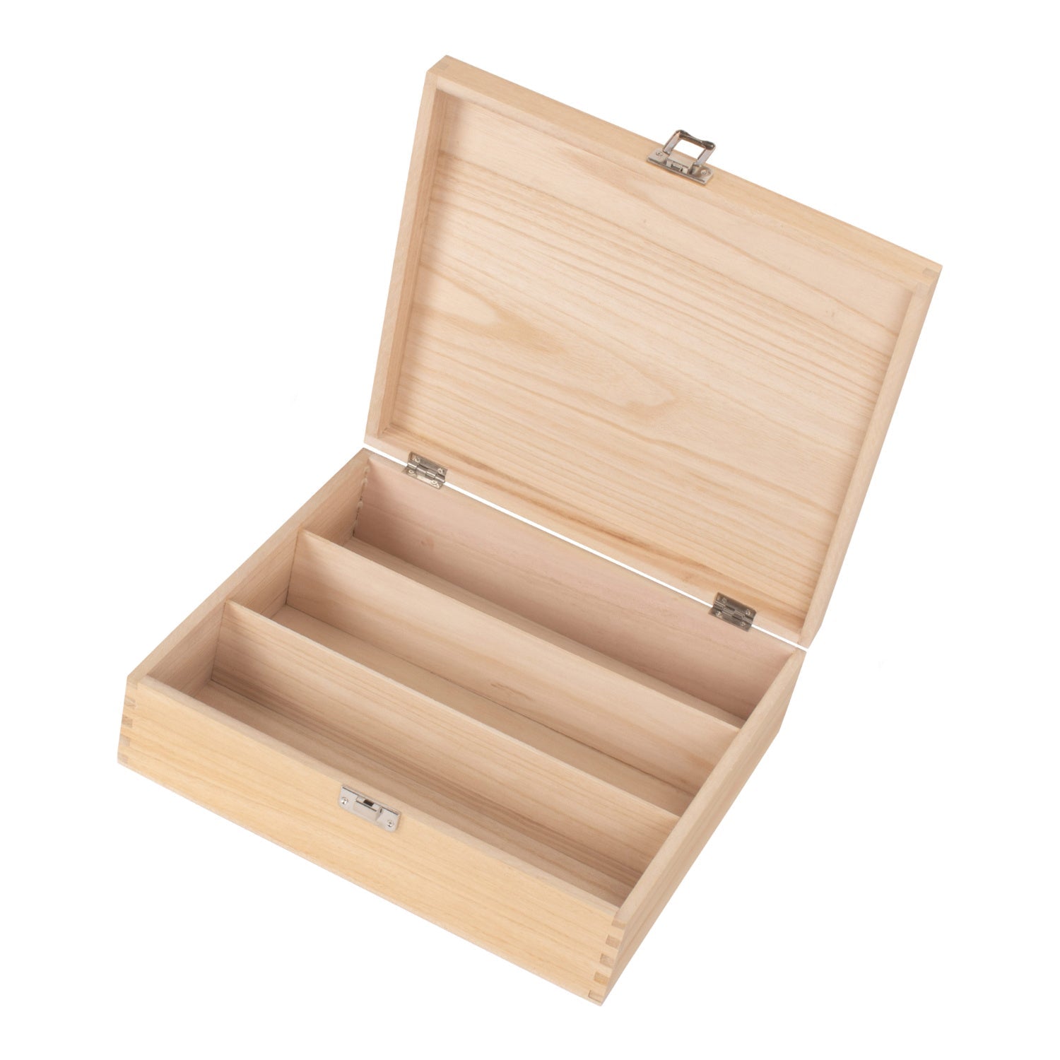 Three Bottle Clear Varnish Wooden Box - REGN