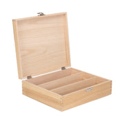 Three Bottle Clear Varnish Wooden Box - REGN