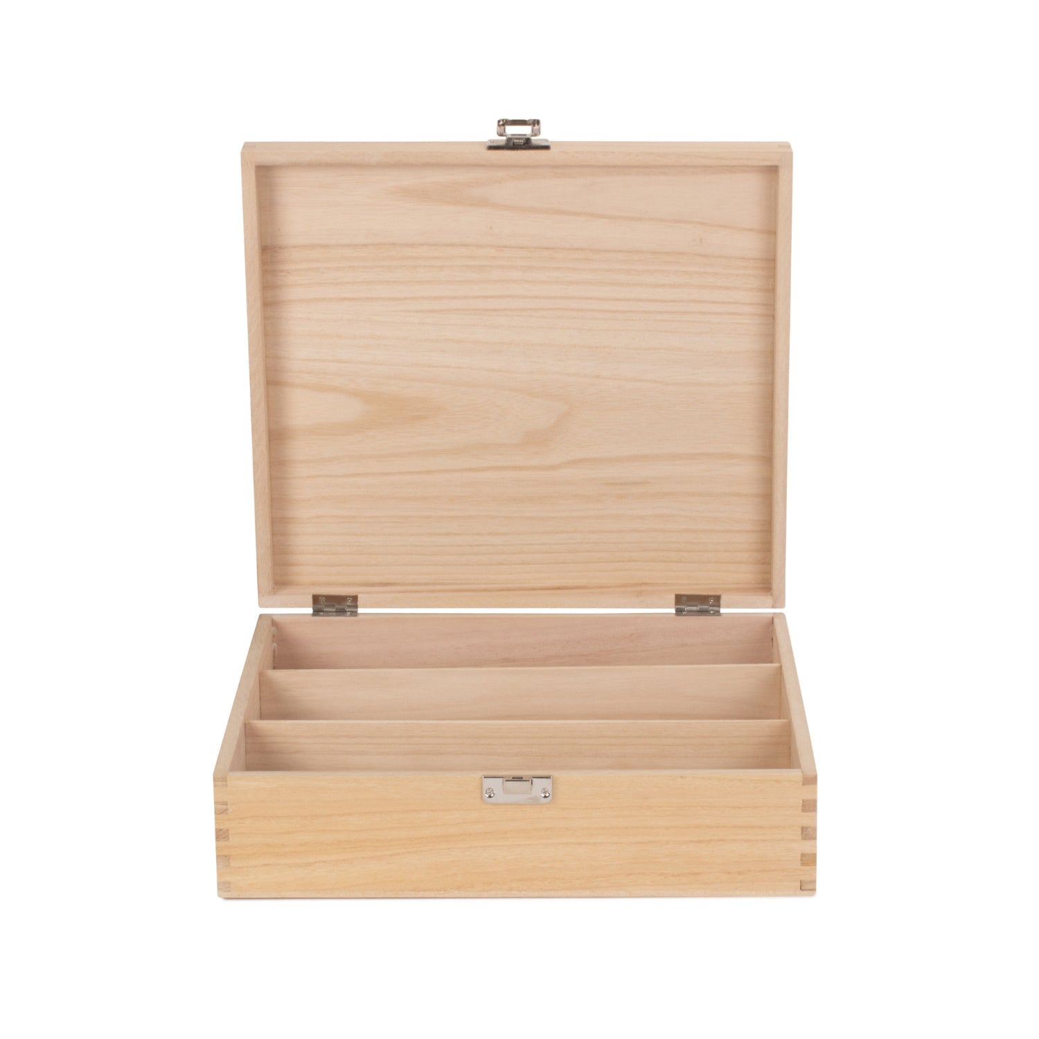 Three Bottle Clear Varnish Wooden Box - REGN