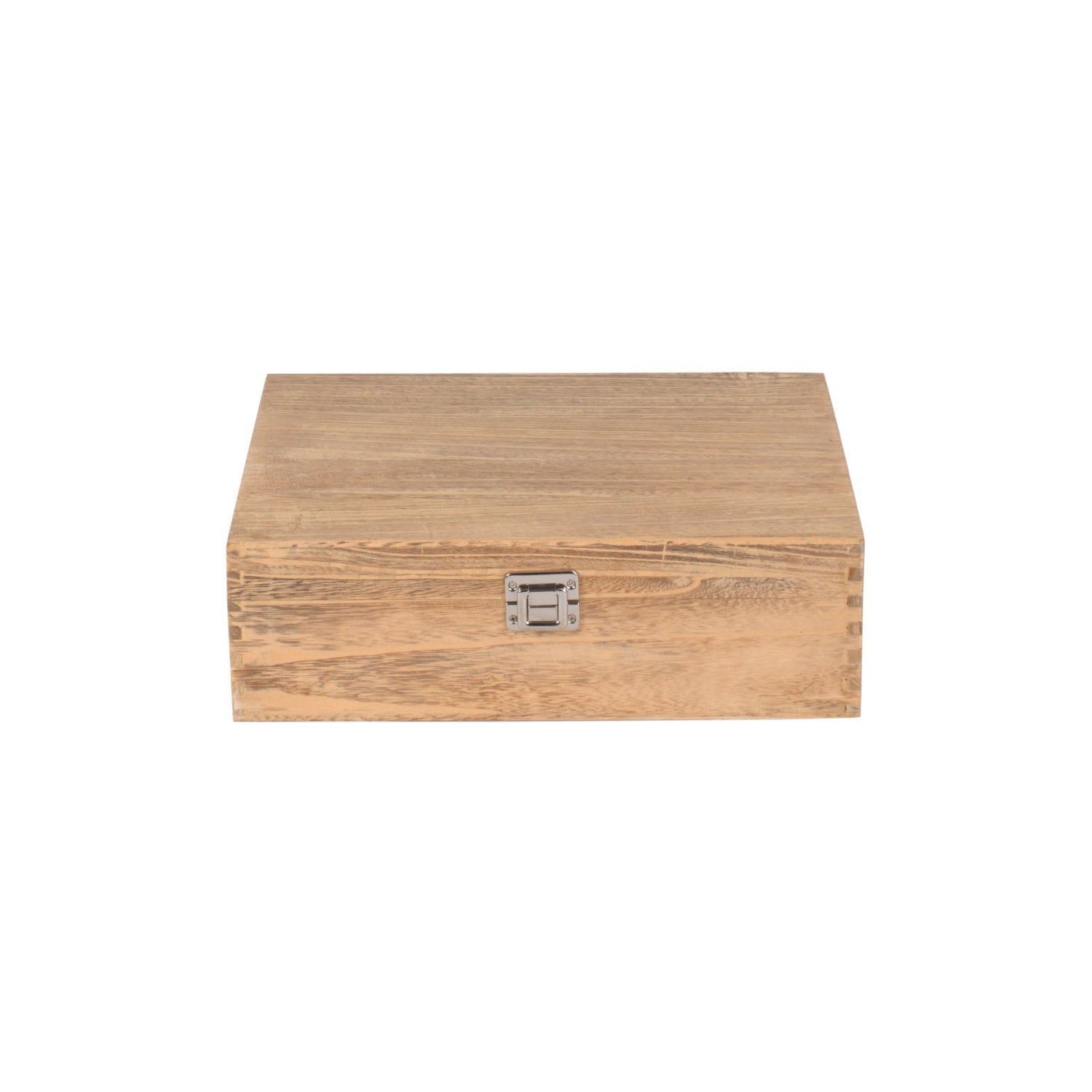 Three Bottle Oak Effect Wooden Box - REGN