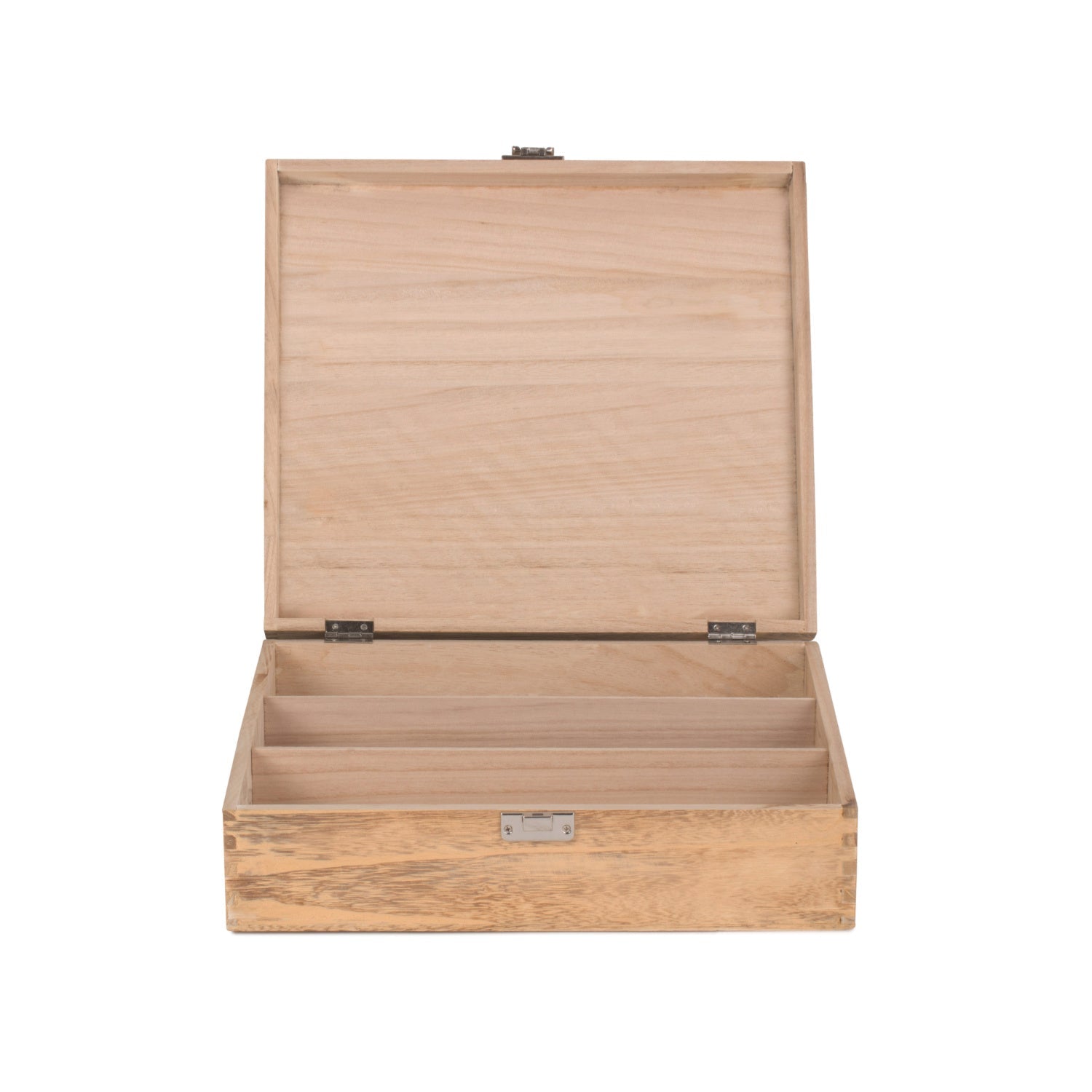 Three Bottle Oak Effect Wooden Box - REGN