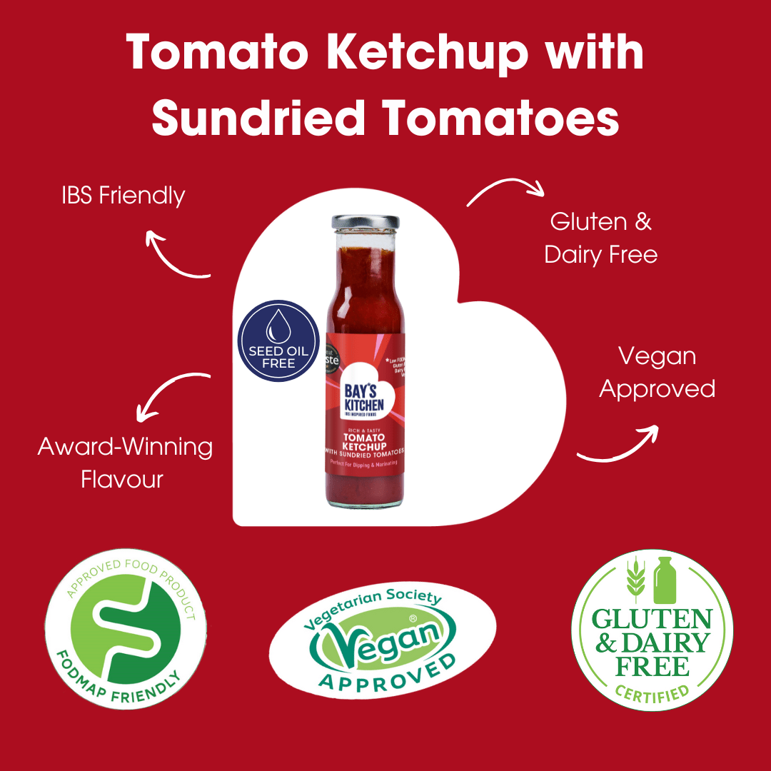 Tomato Ketchup with Sundried Tomatoes 270g – Low FODMAP & Vegan - REGN