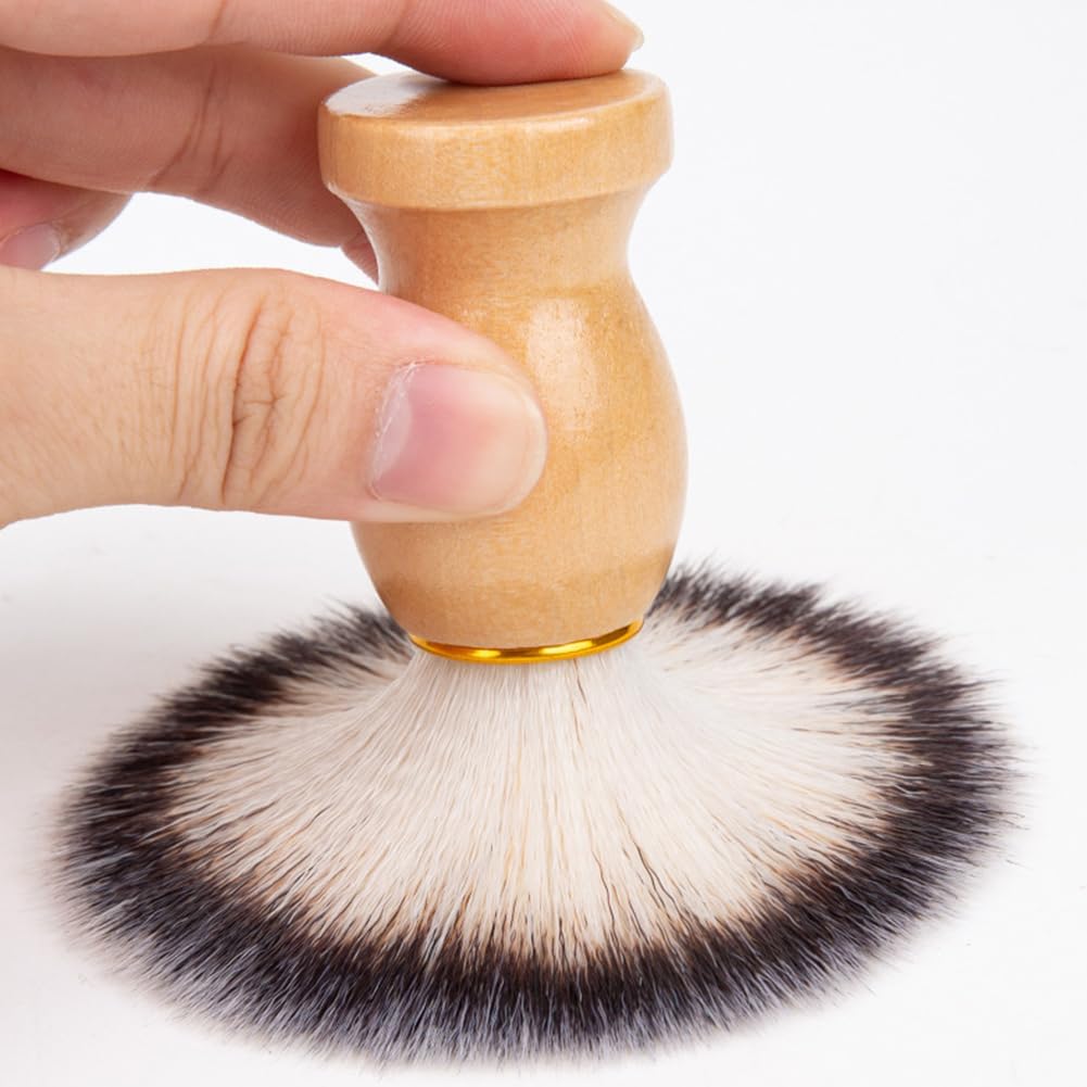 Traditional Handcrafted Shaving Brush with Wooden Handle - REGN