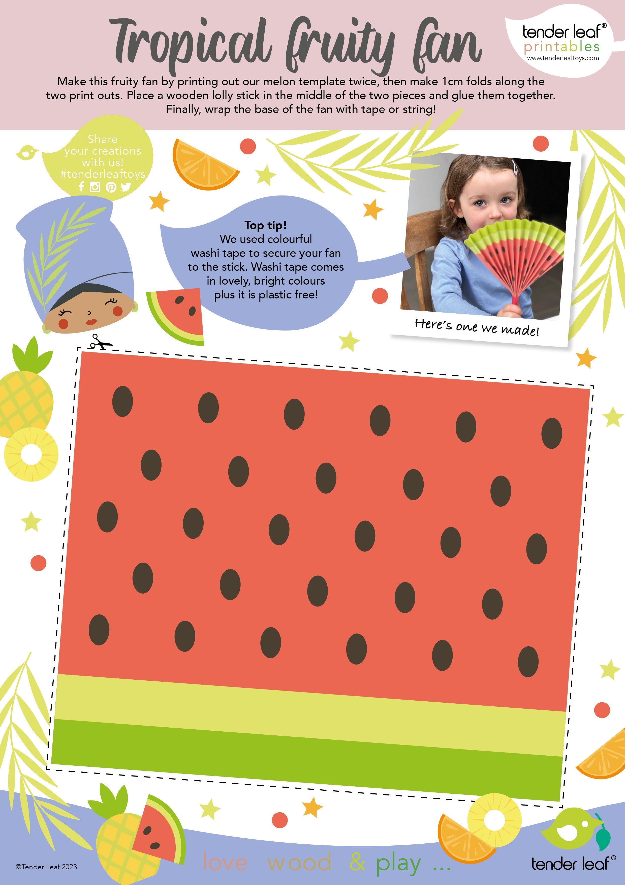 Tropical Fruit Chopping Board - REGN