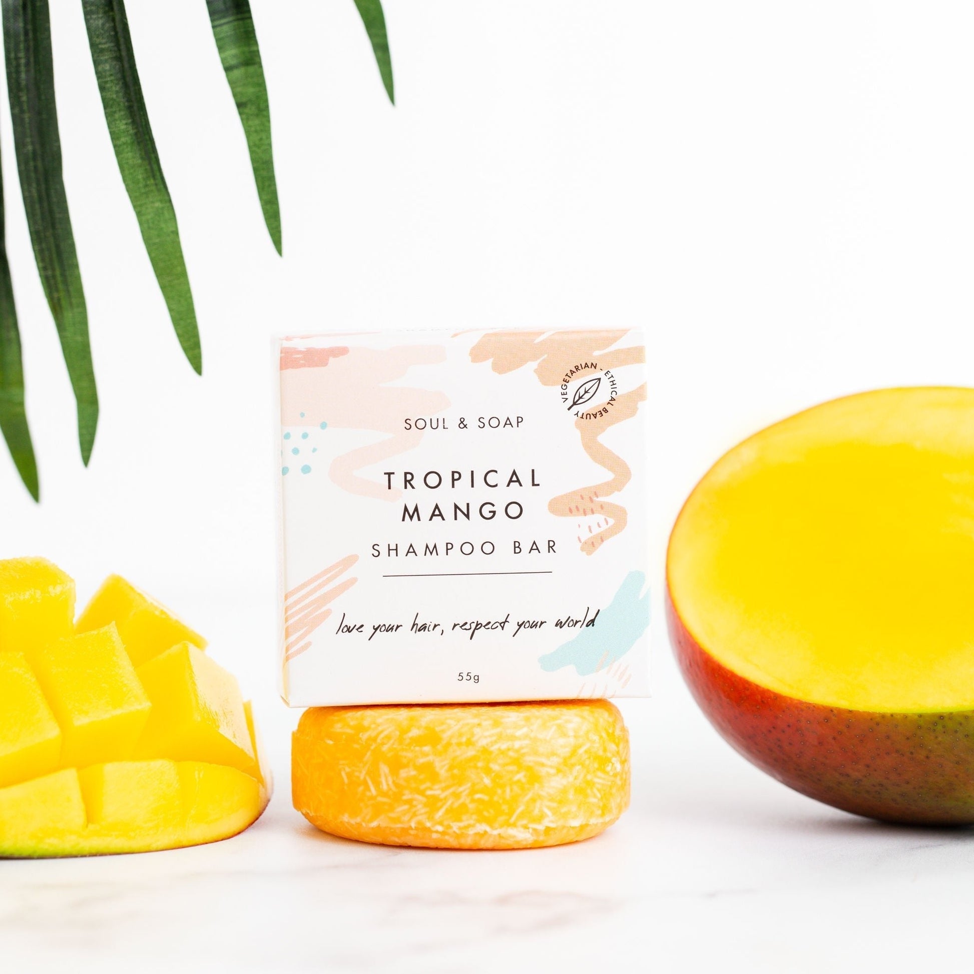 Tropical Mango Solid Shampoo Bar For All Hair Types - REGN
