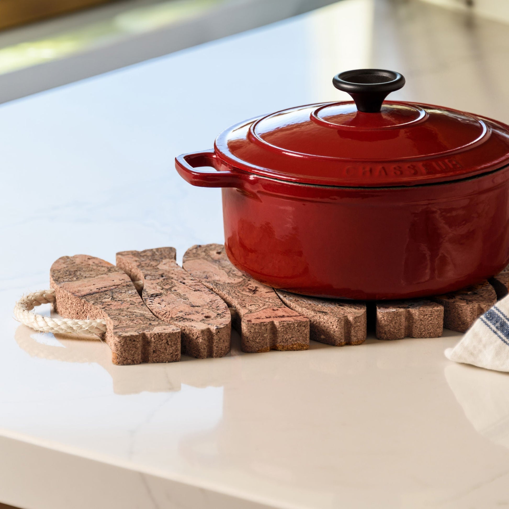 Twist Cork Fish Trivet - REGN