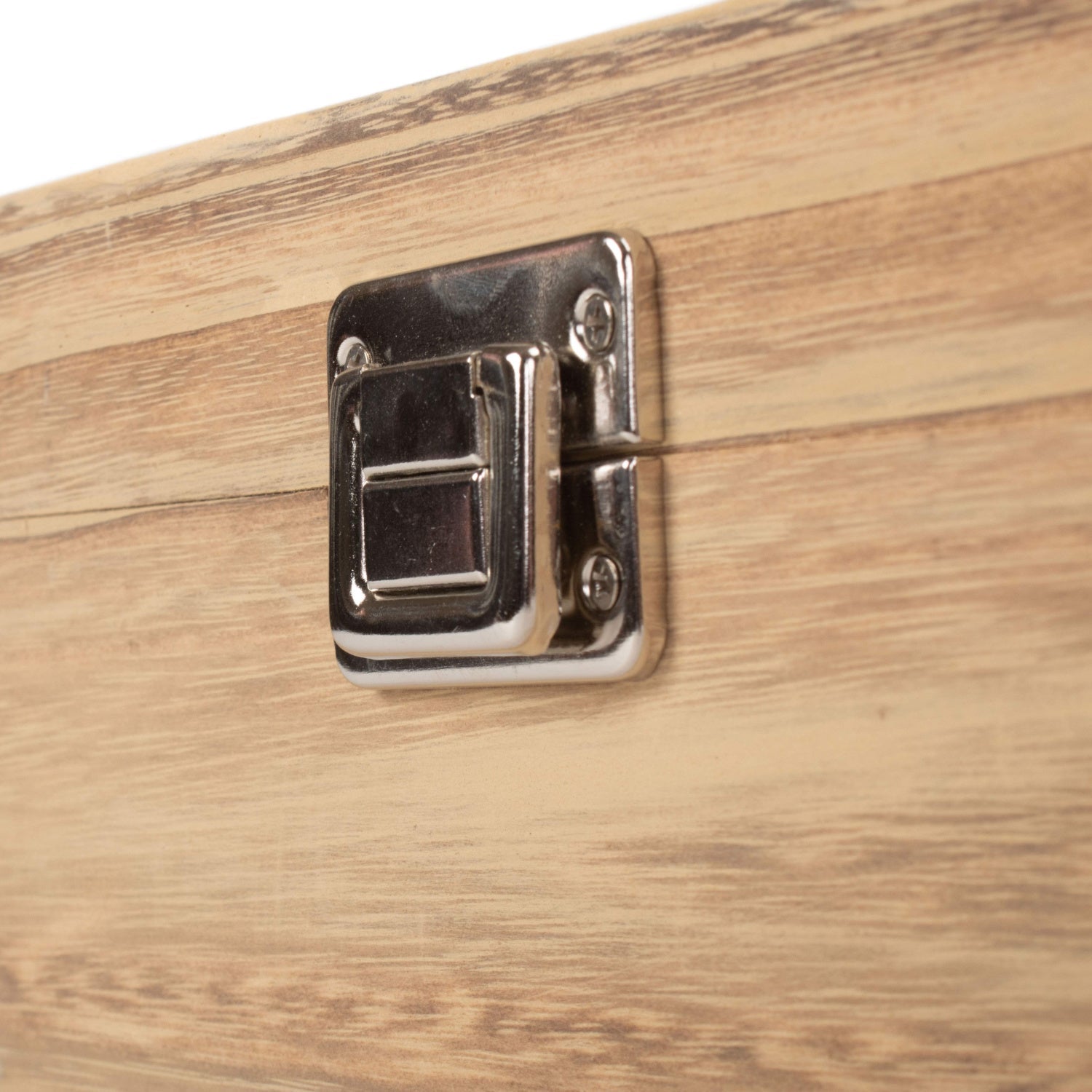 Two Bottle Oak Effect Wooden Box - REGN