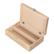 Two Bottle Oak Effect Wooden Box - REGN