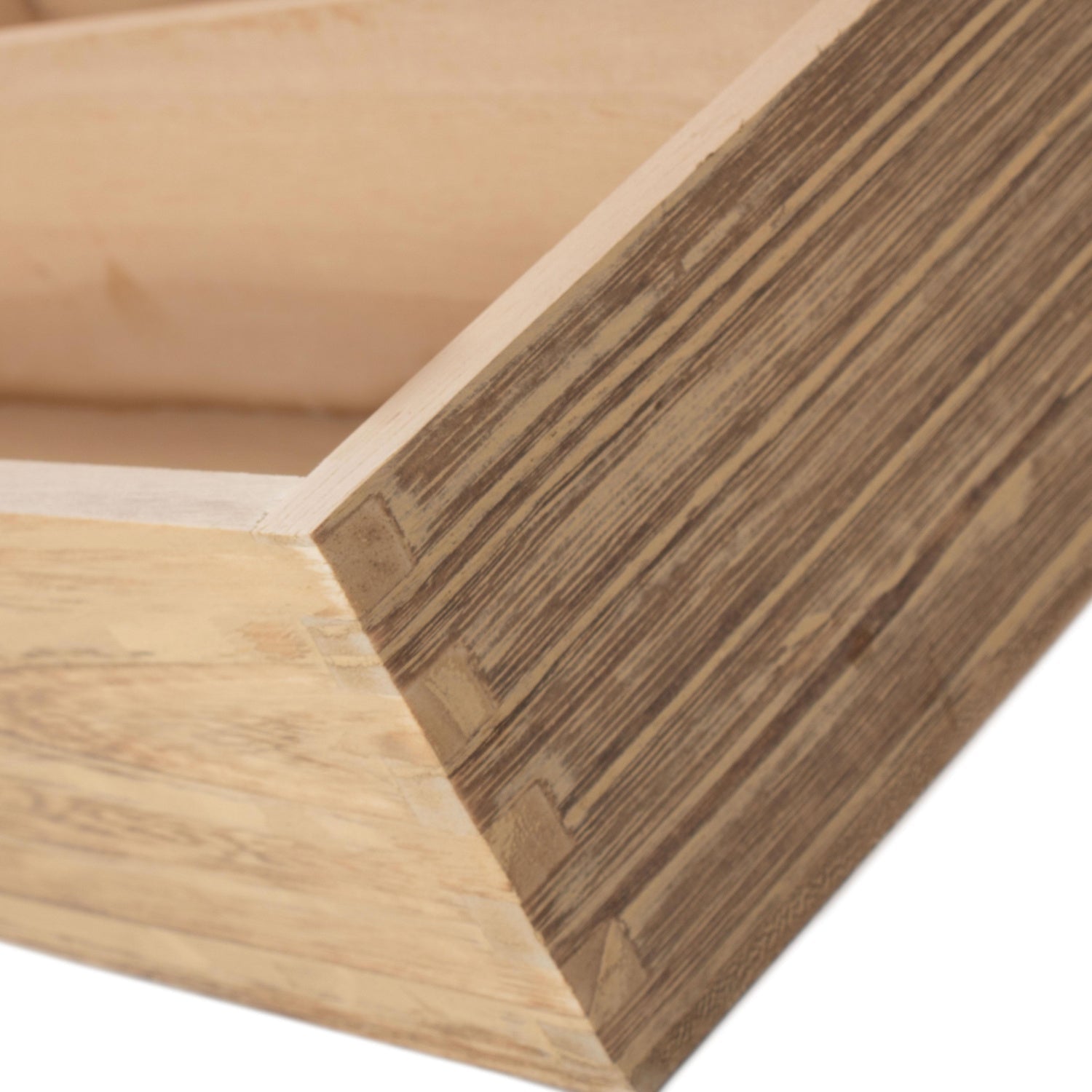 Two Bottle Oak Effect Wooden Box - REGN