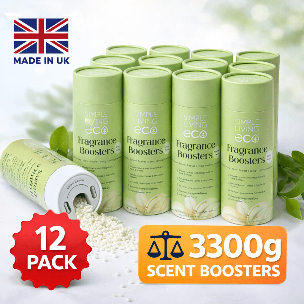 UK Made Plant - Based Fragrance Booster Beads for Laundry – Choice of Scent - 12 Pack - REGN