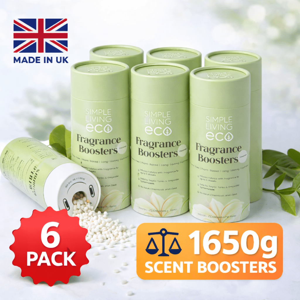 UK Made Plant - Based Fragrance Booster Beads for Laundry – Choice of Scent - 6 Pack - REGN