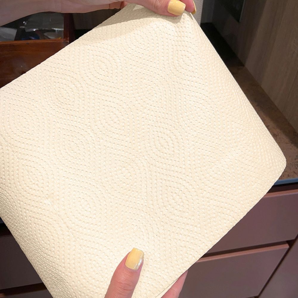 Unbleached Bamboo Kitchen Roll Single Roll – 120 Sheets FSC Certified - REGN