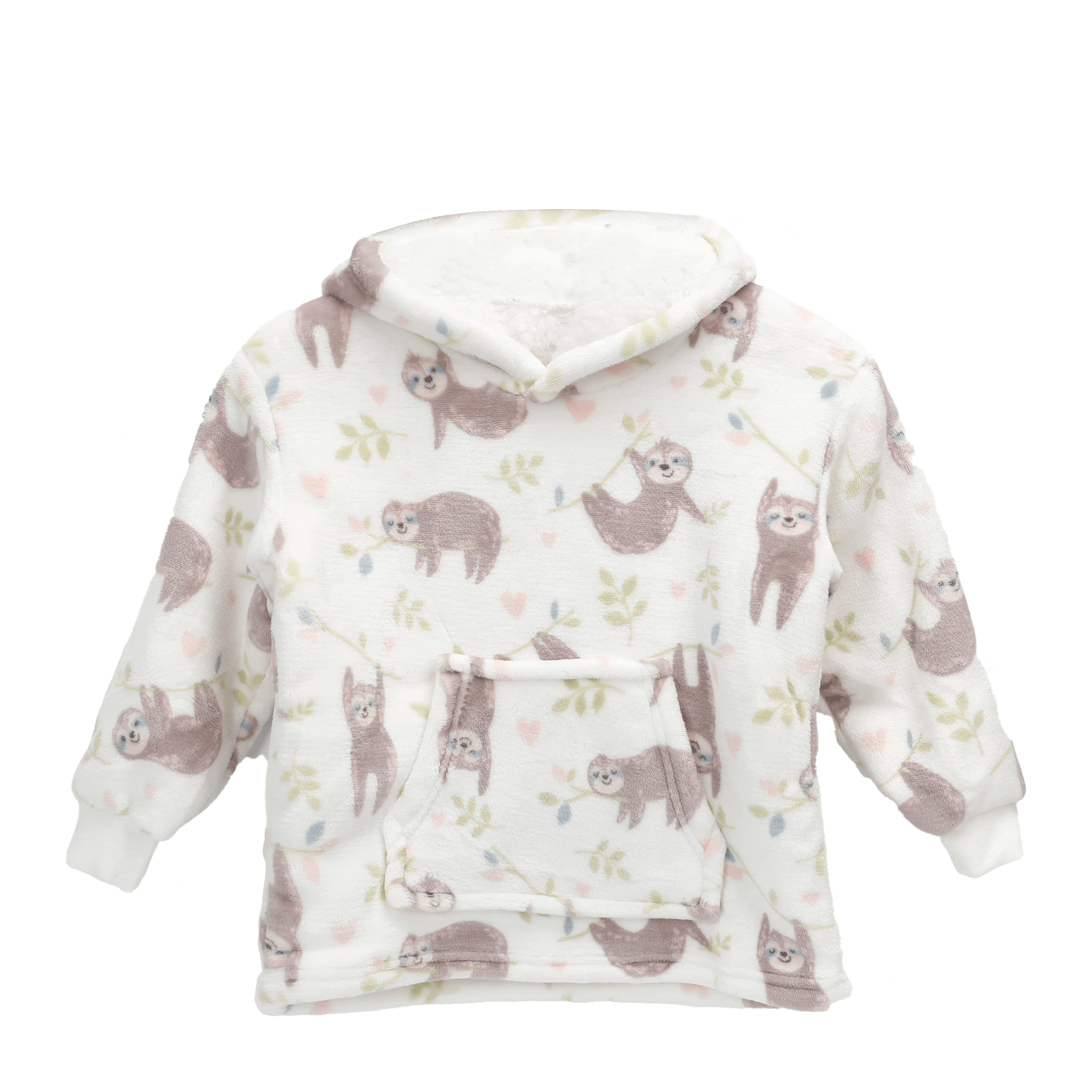 Daisy Dreamer Infant Hoodie Blanket 0-2 Years Unisex Safari Sloth Ultra Soft Super Soft Cotton Rich Essential