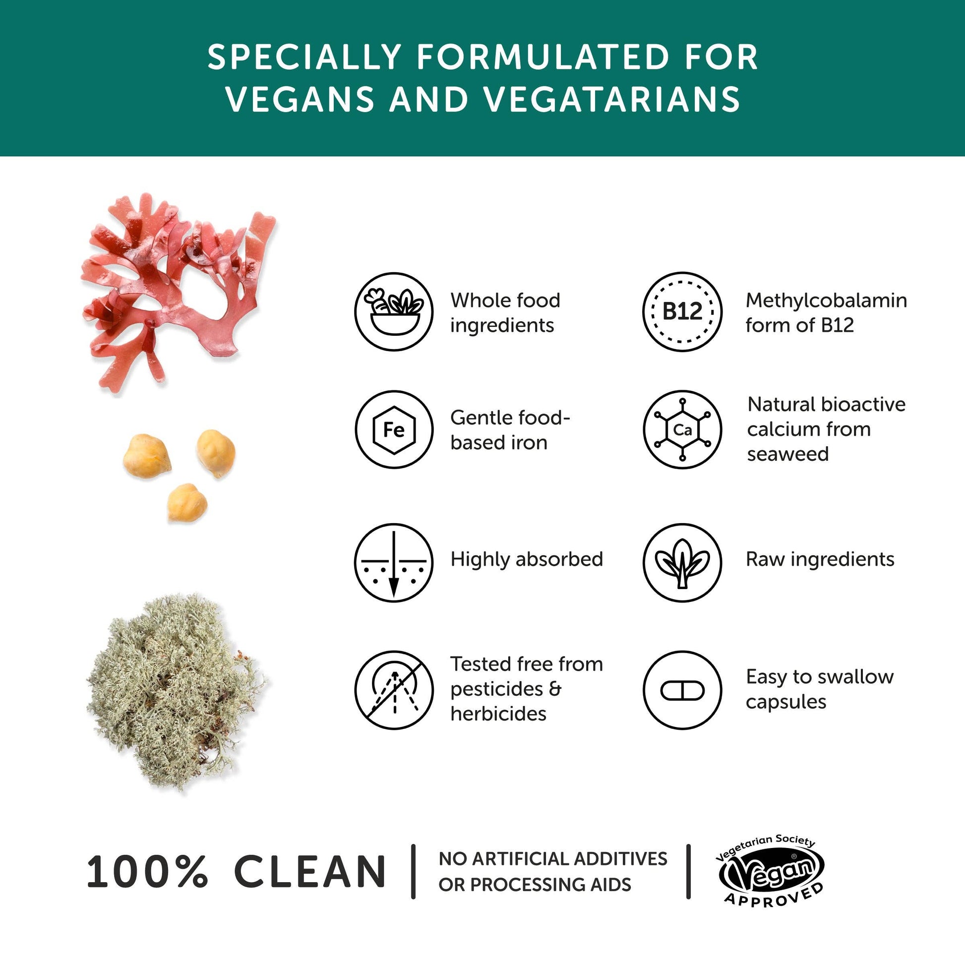 Vegan Multi – Vegan Supplement - 60 Capsules - REGN